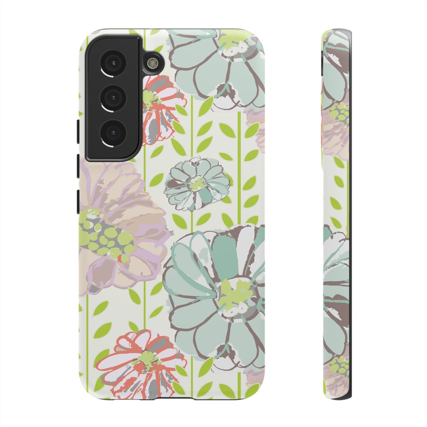 Soft Watercolor Floral Tough Cases for Samsung