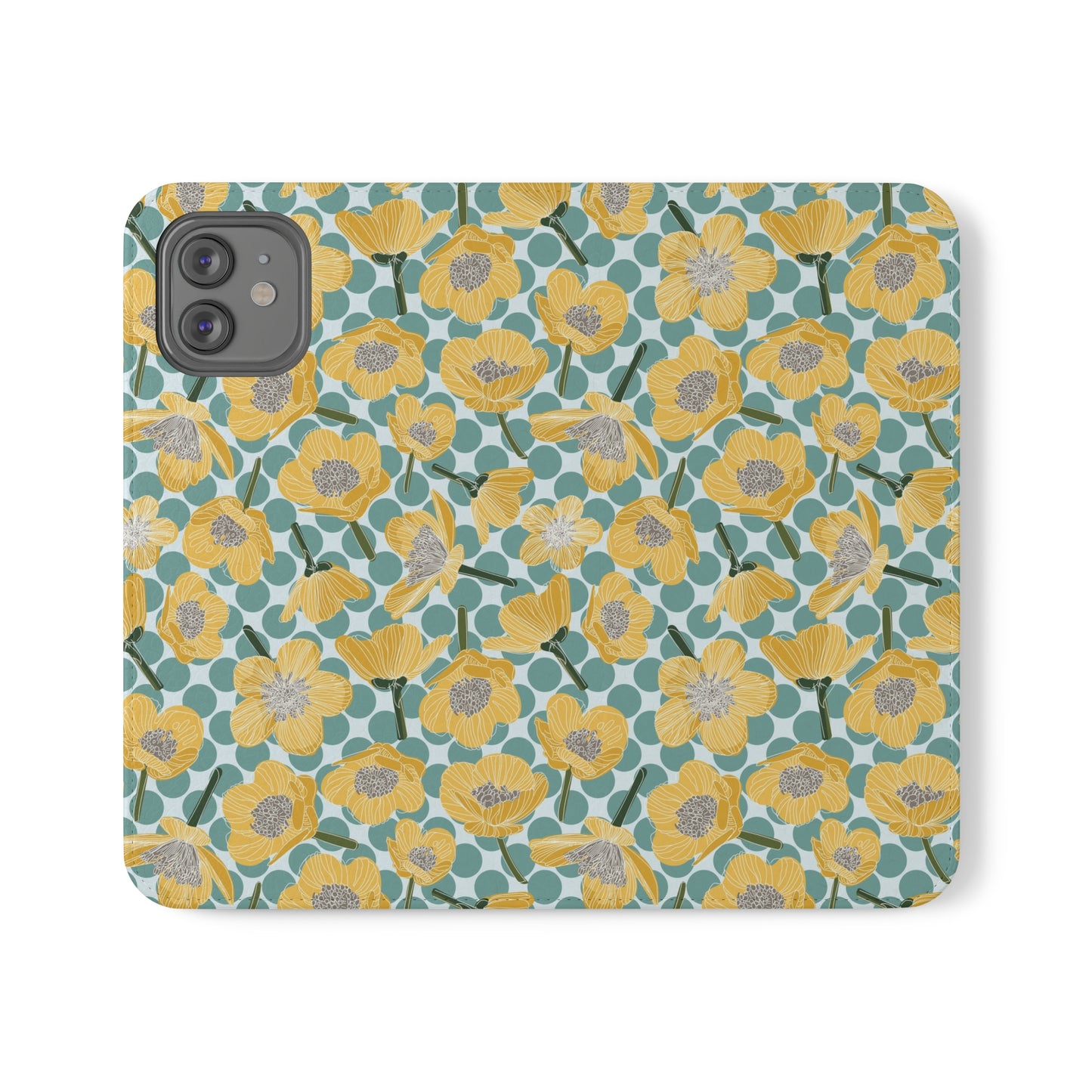 Buttercups and Polka Dots Flip Cases for iPhone