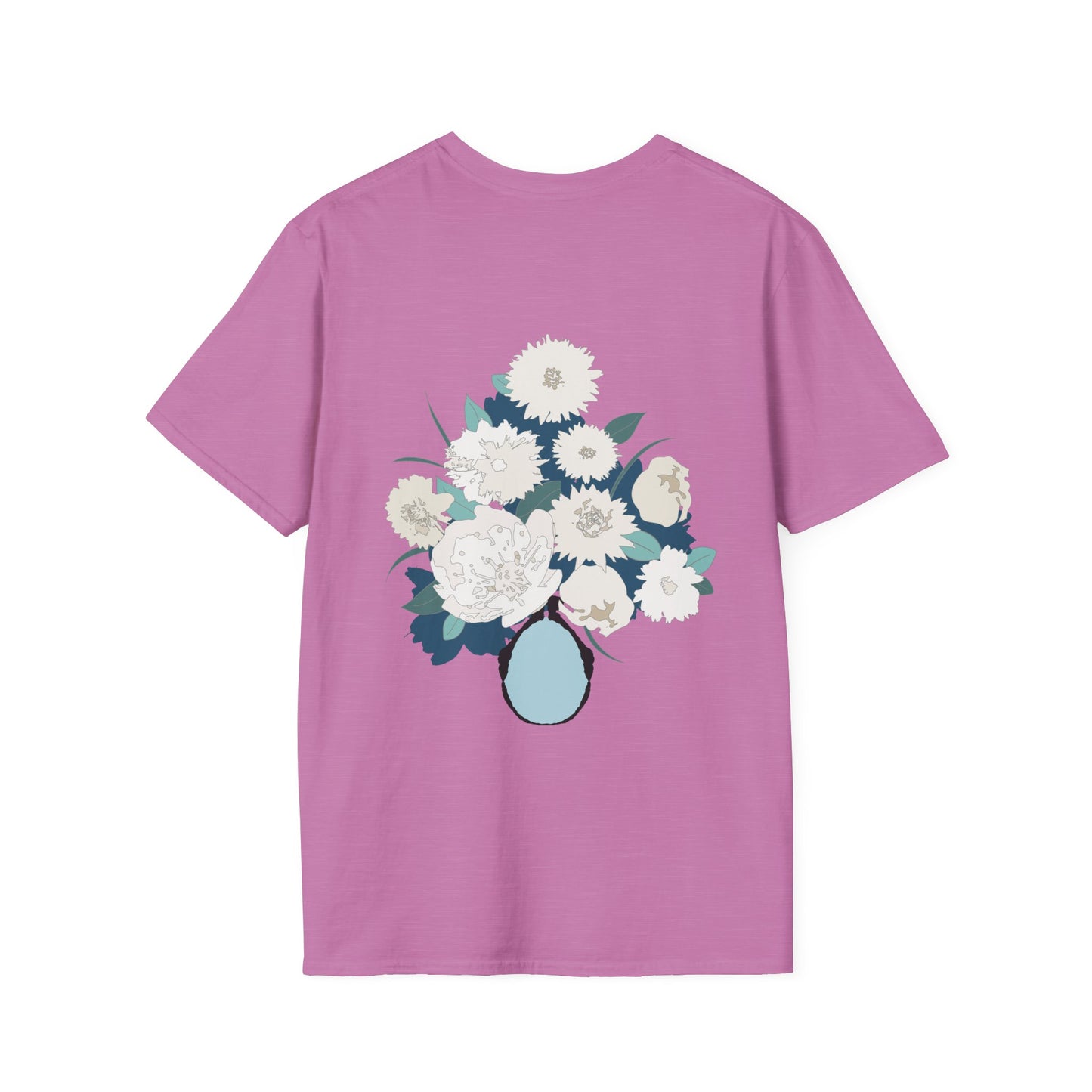 White Flowers Softstyle T-Shirt