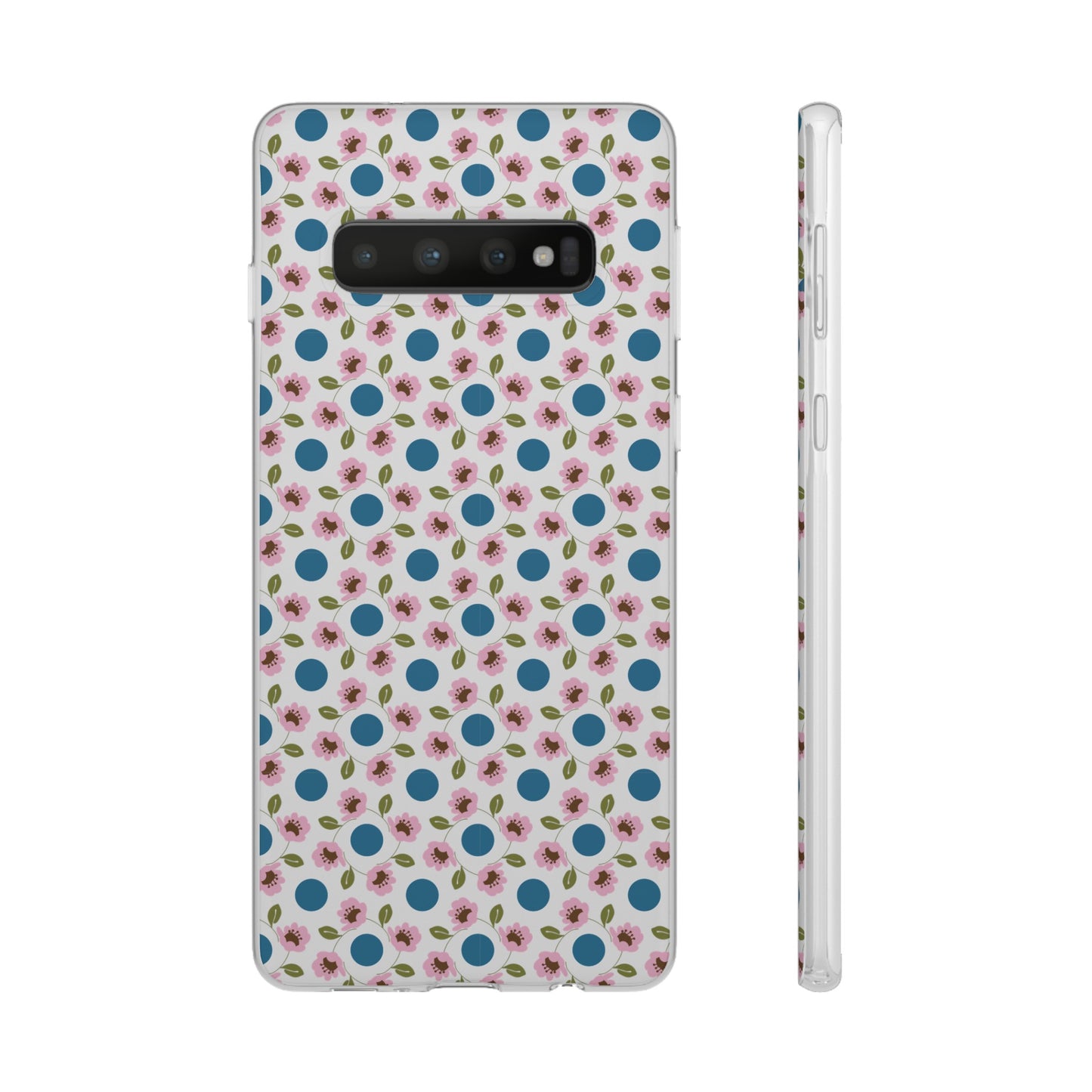 Wildflowers with Dots Flexi Cases for Samsung