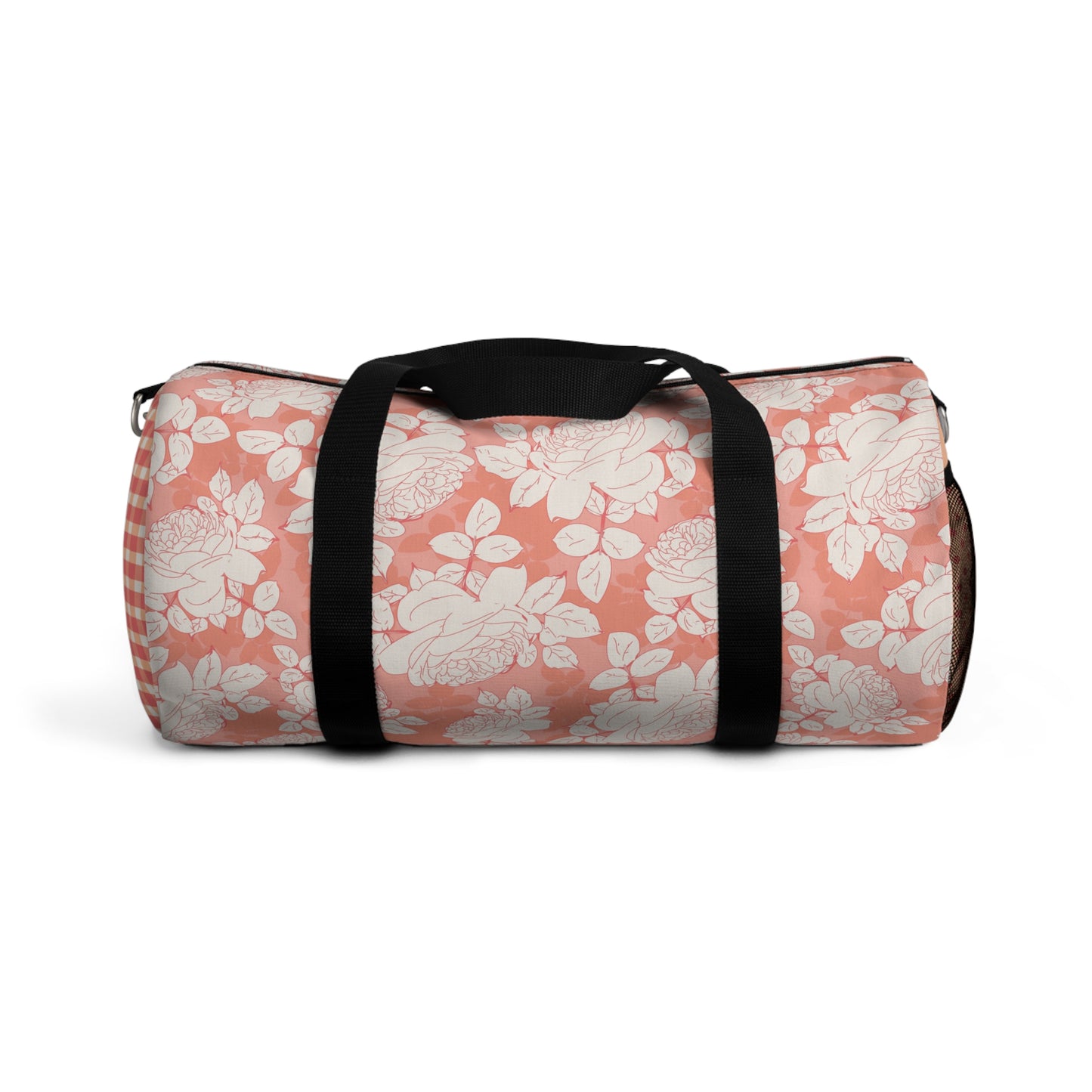 Peach and Cream Roses Duffel Bag