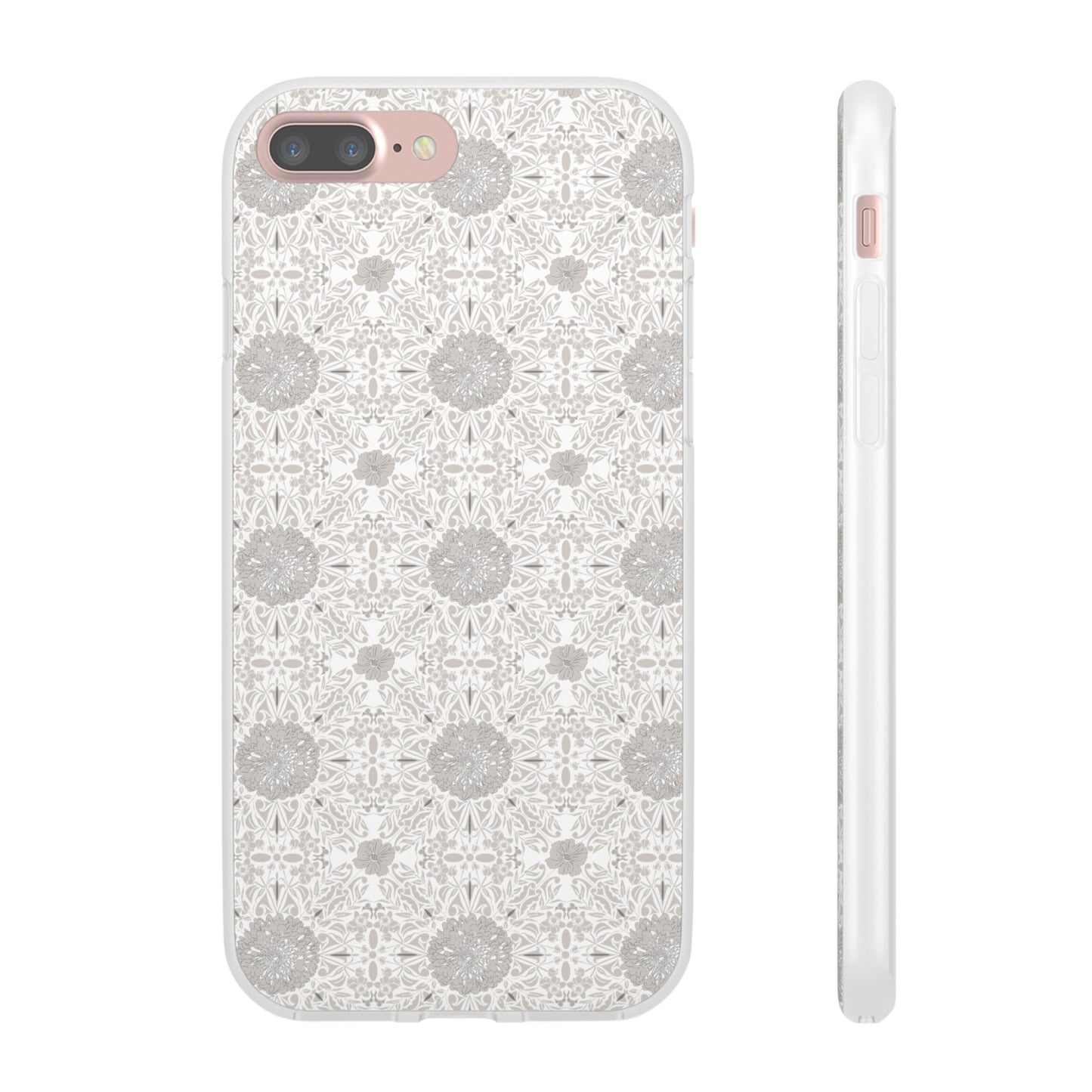 New Nouveau in Gray Flexi Cases for iPhone