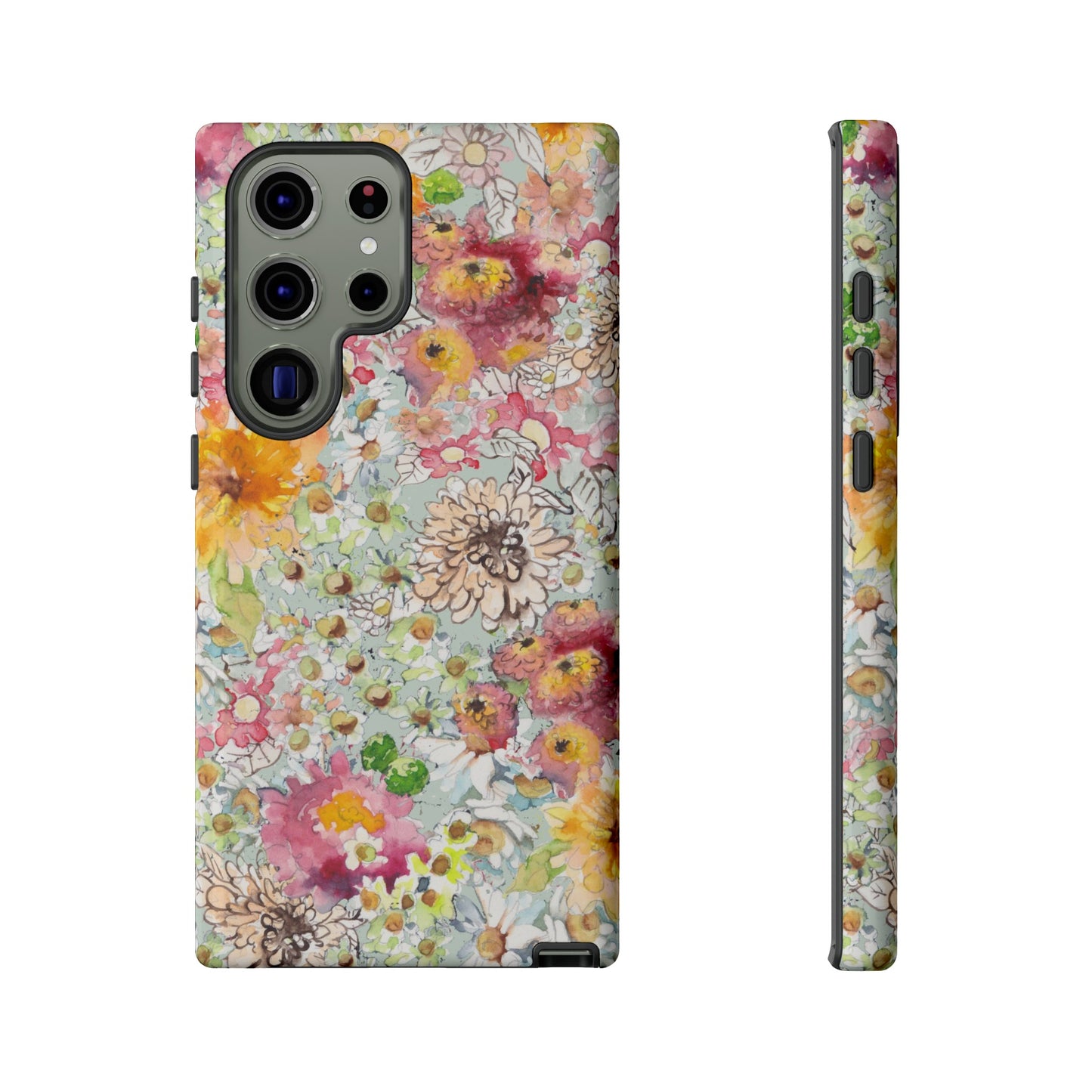 Farmhouse Floral Tough Cases for Samsung