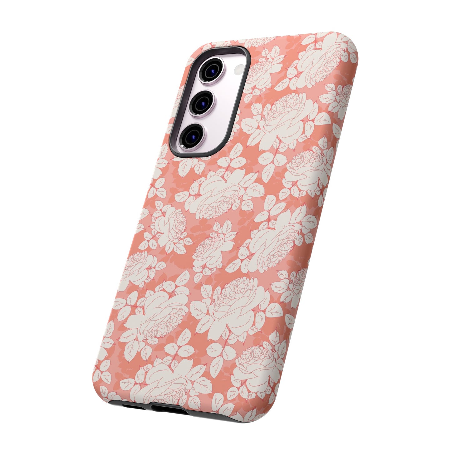 Peach and Cream Roses Tough Cases for Samsung