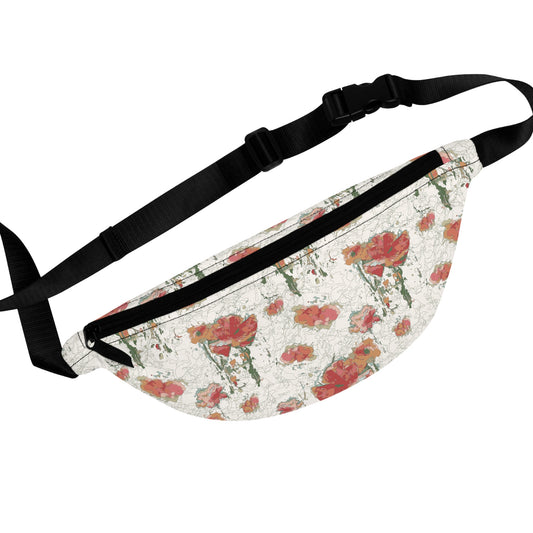 Orange Poppies Fanny Pack