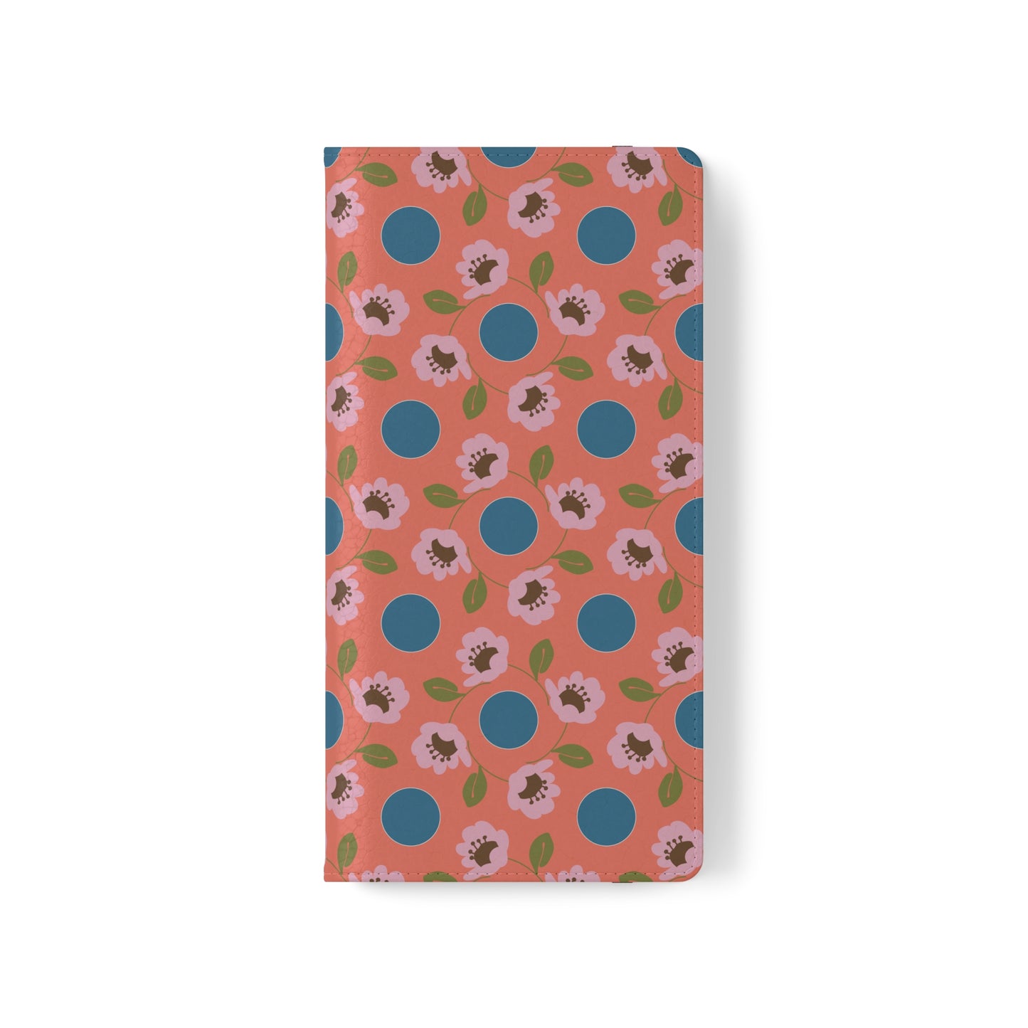 Wildflowers with Dots in Blue and Green Flip Cases for Samsung