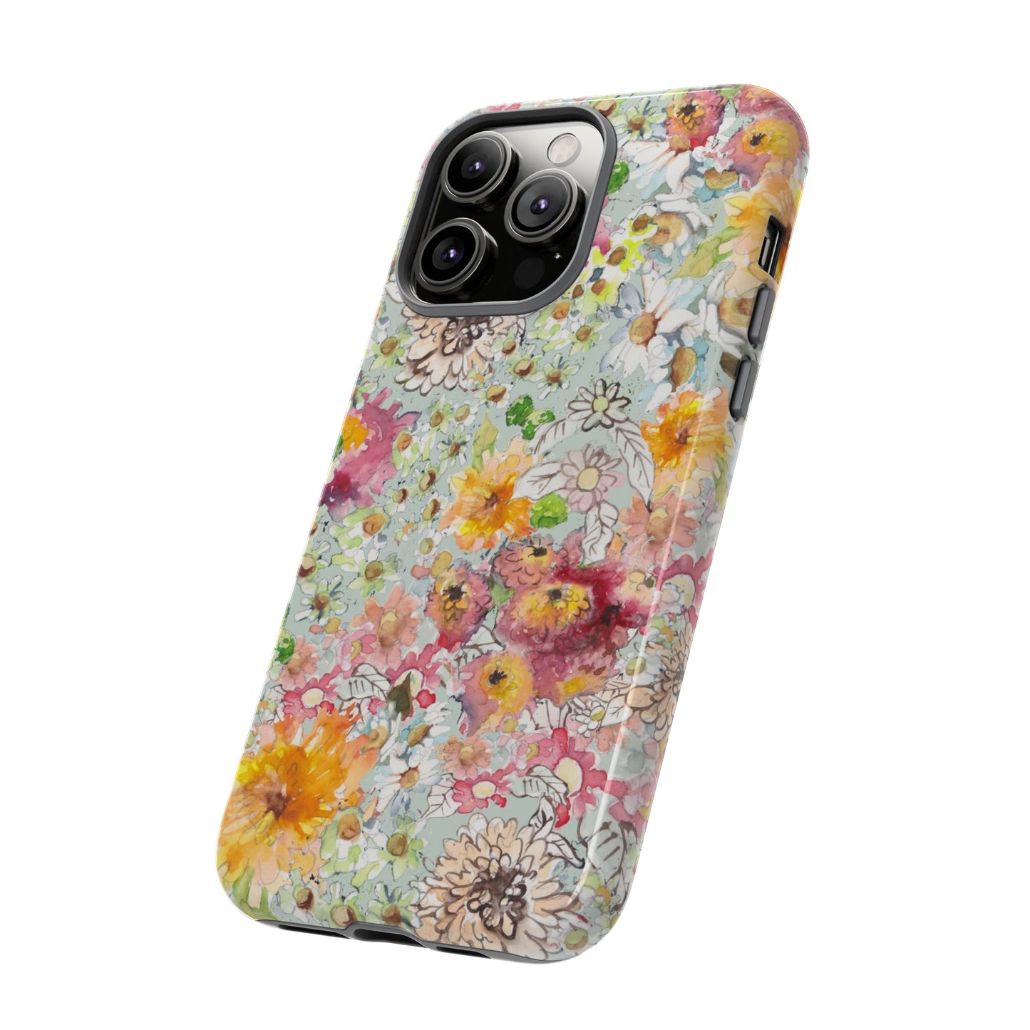 Farmhouse Floral Tough Cases for iPhone