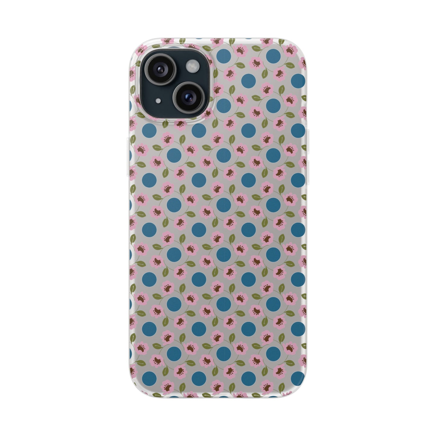 Wildflowers with Dots Flexi Cases for iPhone