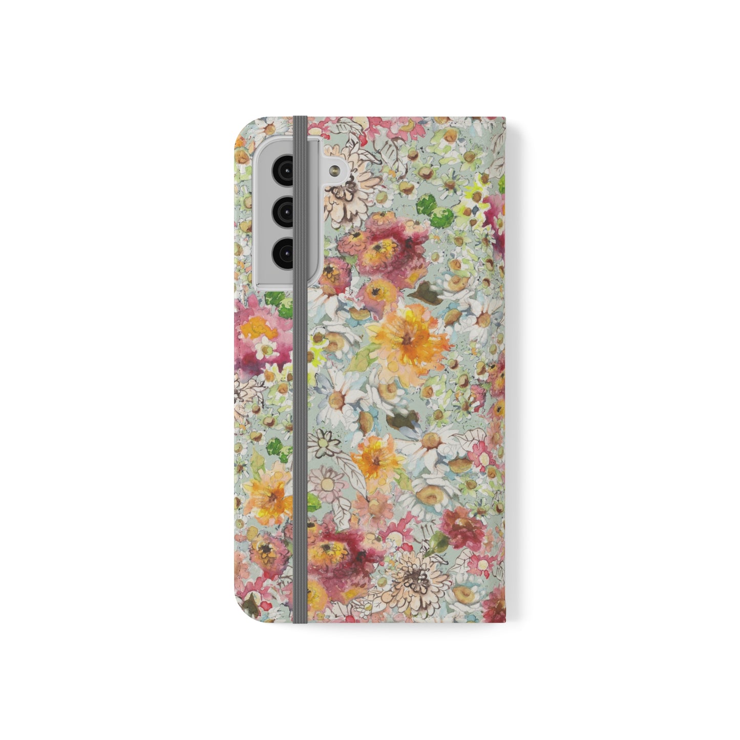 Farmhouse Floral Flip Cases for Samsung