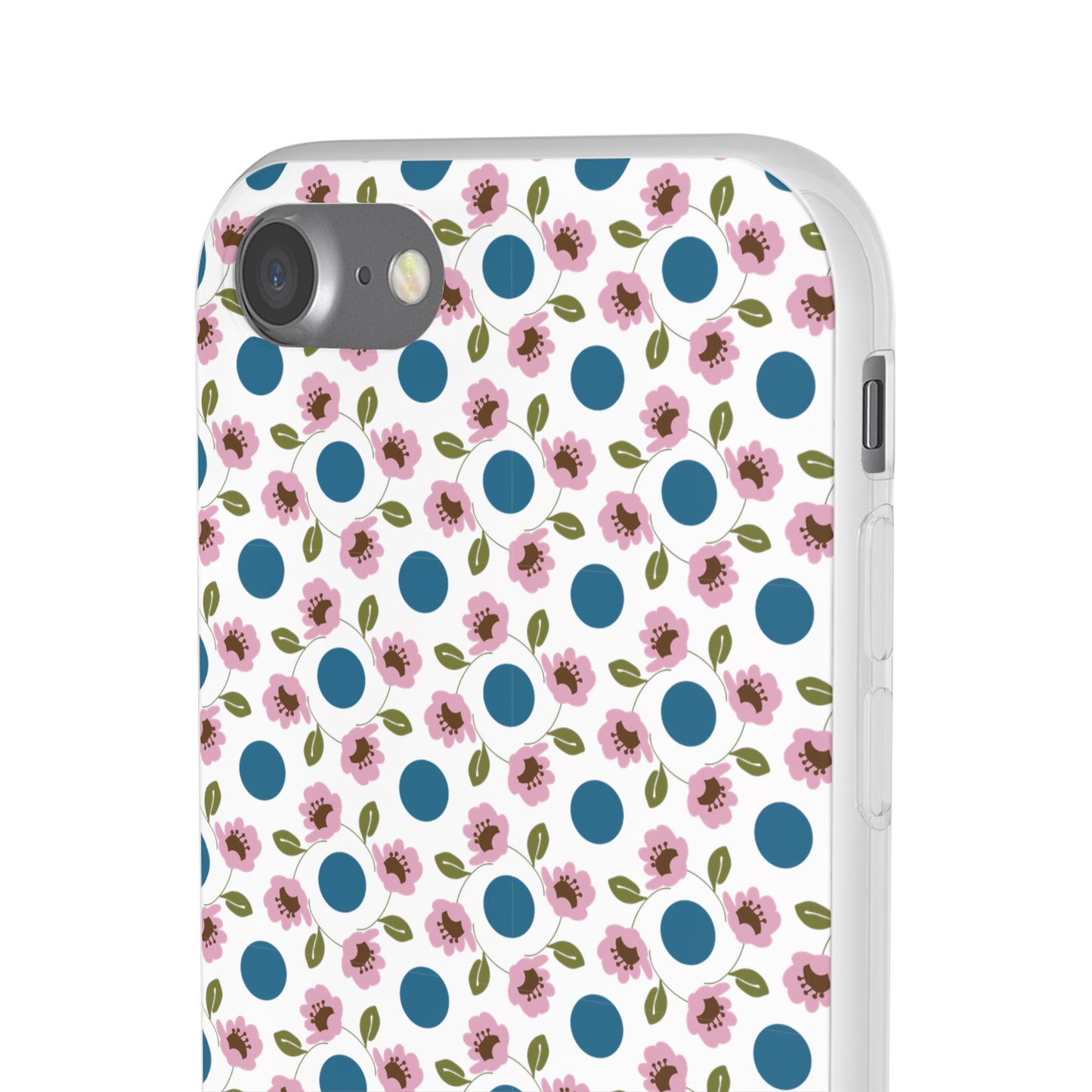 Wildflowers with Dots Flexi Cases for iPhone