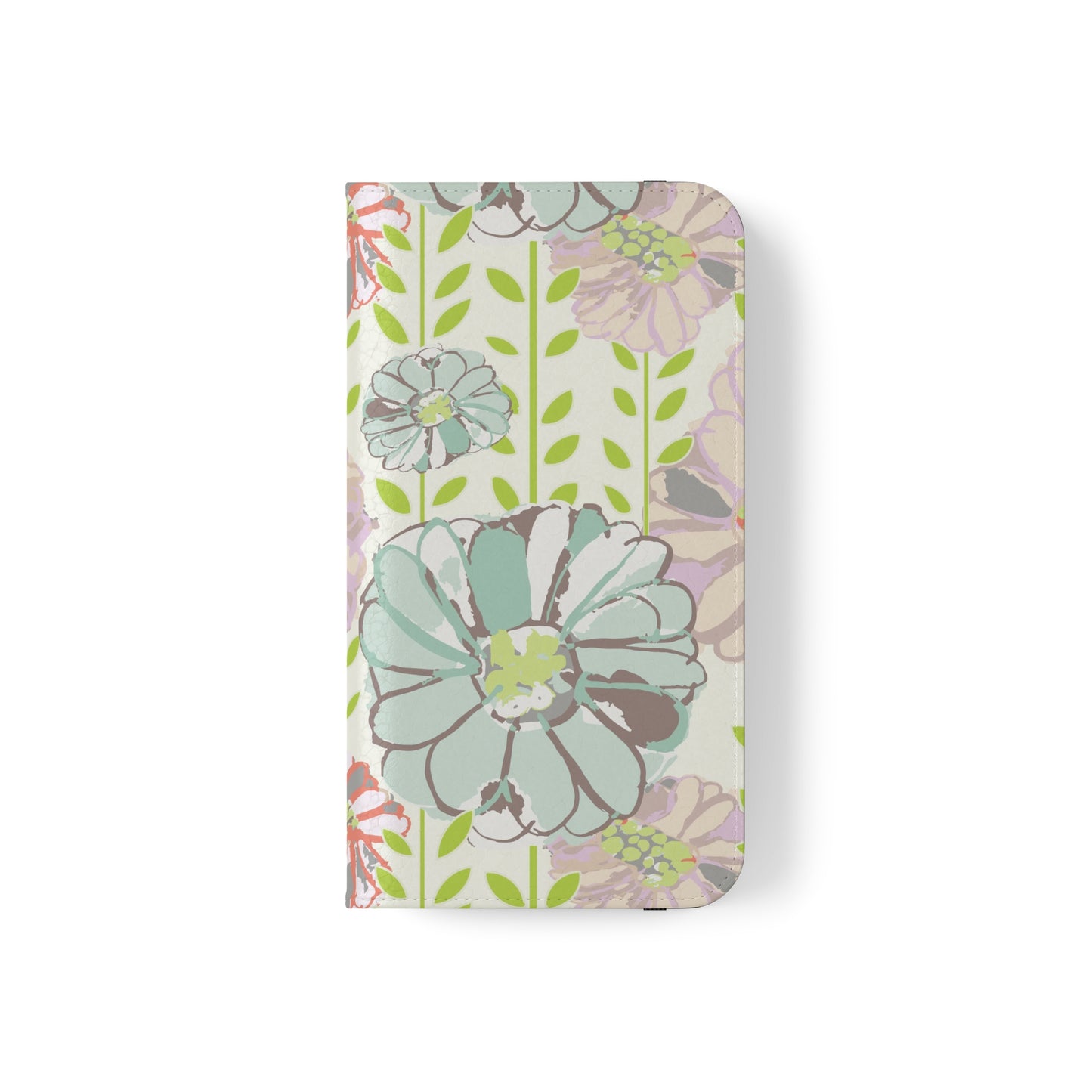 Soft Watercolor Floral Flip Cases for iPhone