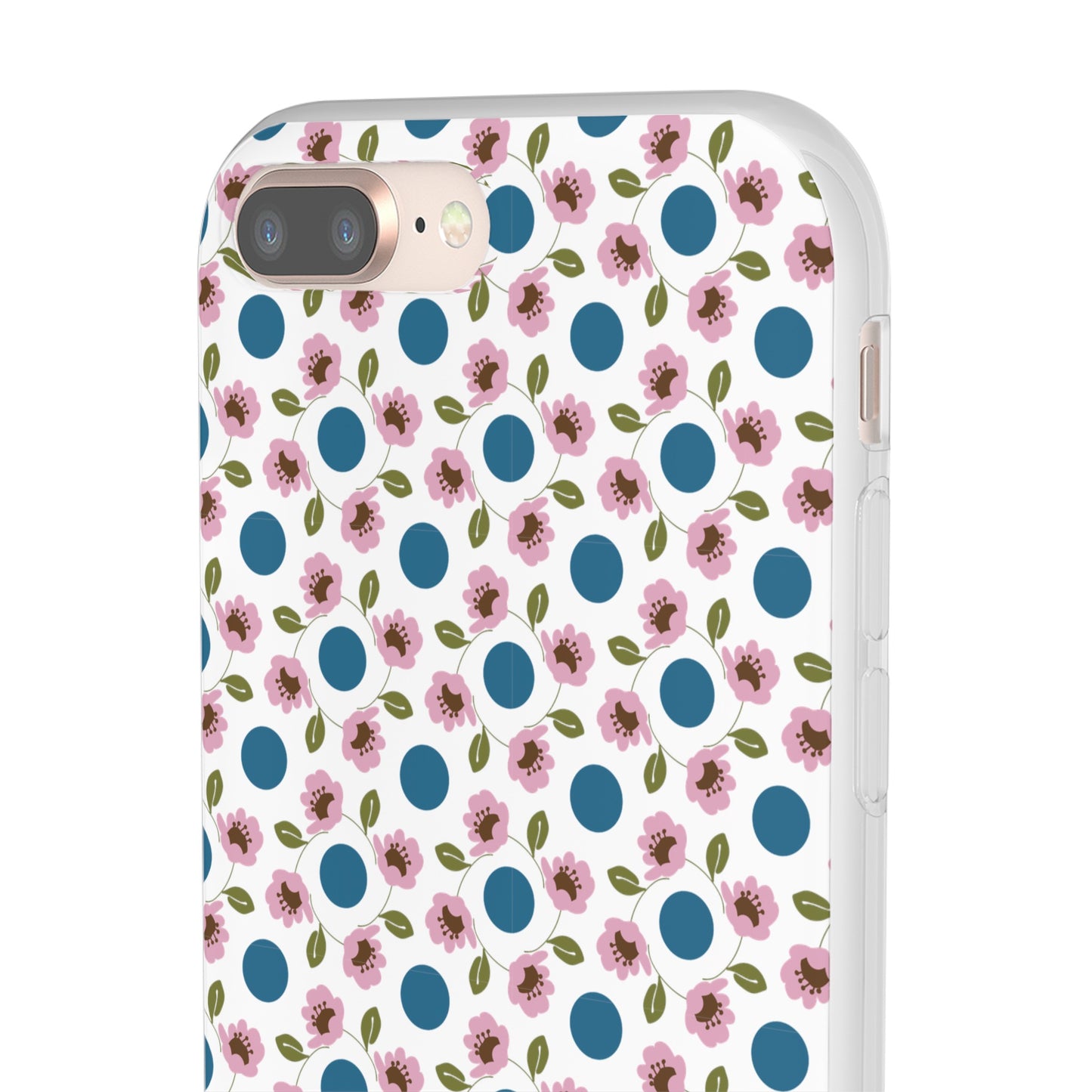 Wildflowers with Dots Flexi Cases for iPhone