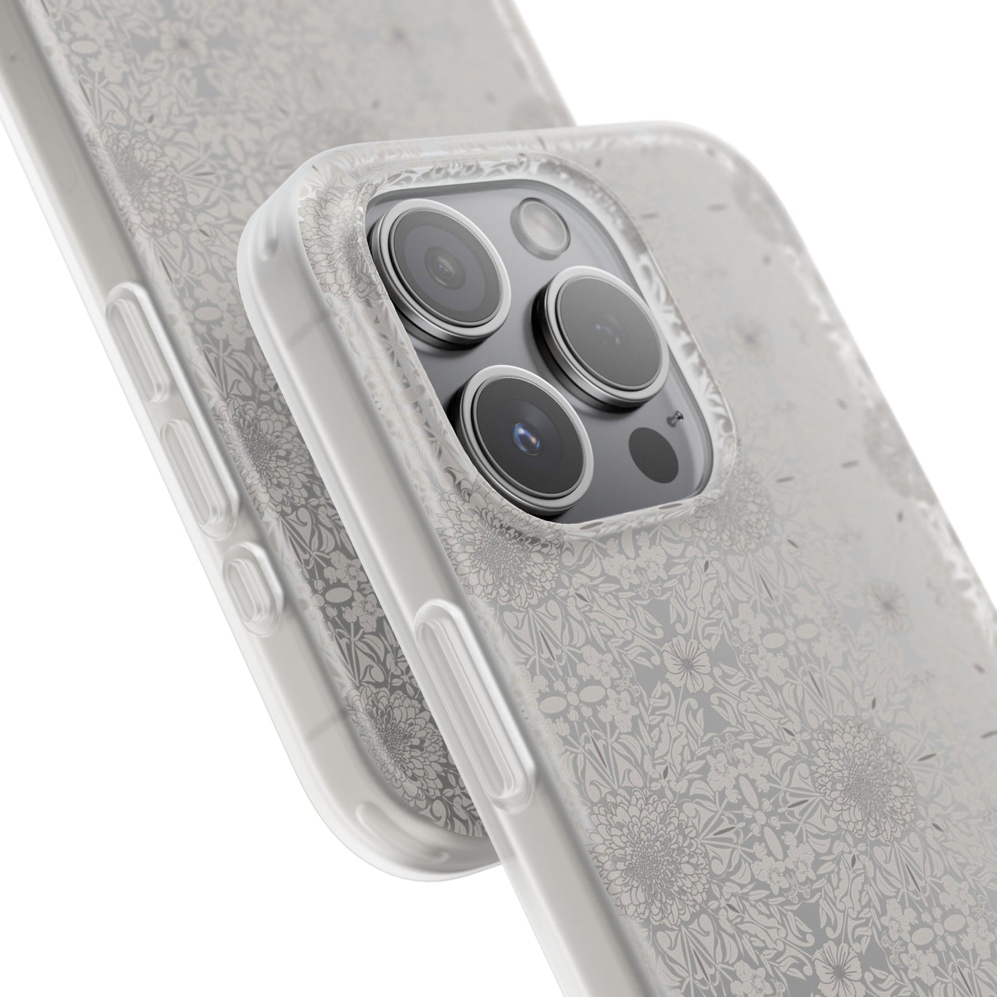 New Nouveau in Gray Flexi Cases for iPhone