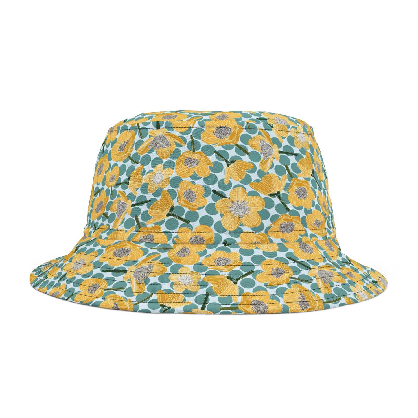 Buttercups and Polka Dots Bucket Hat