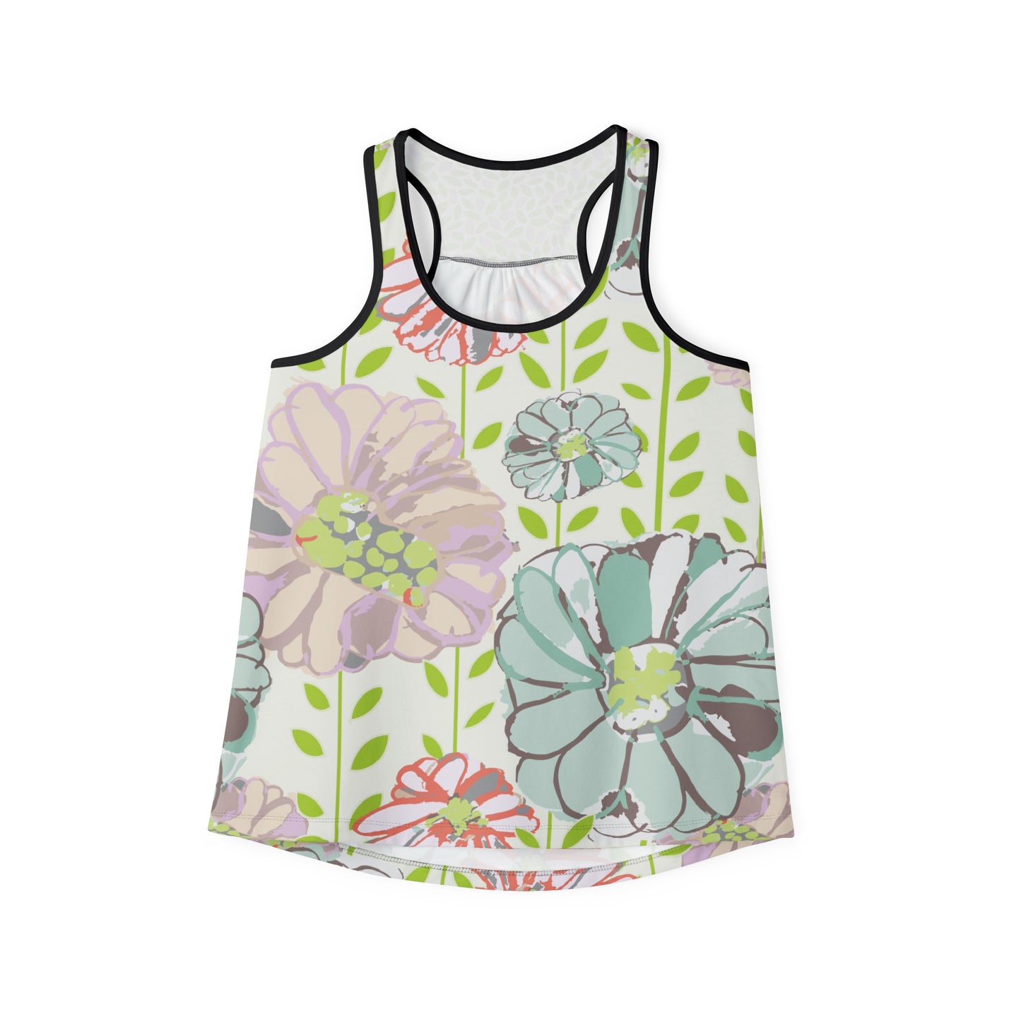 Soft Watercolor Floral Women's Tank Top