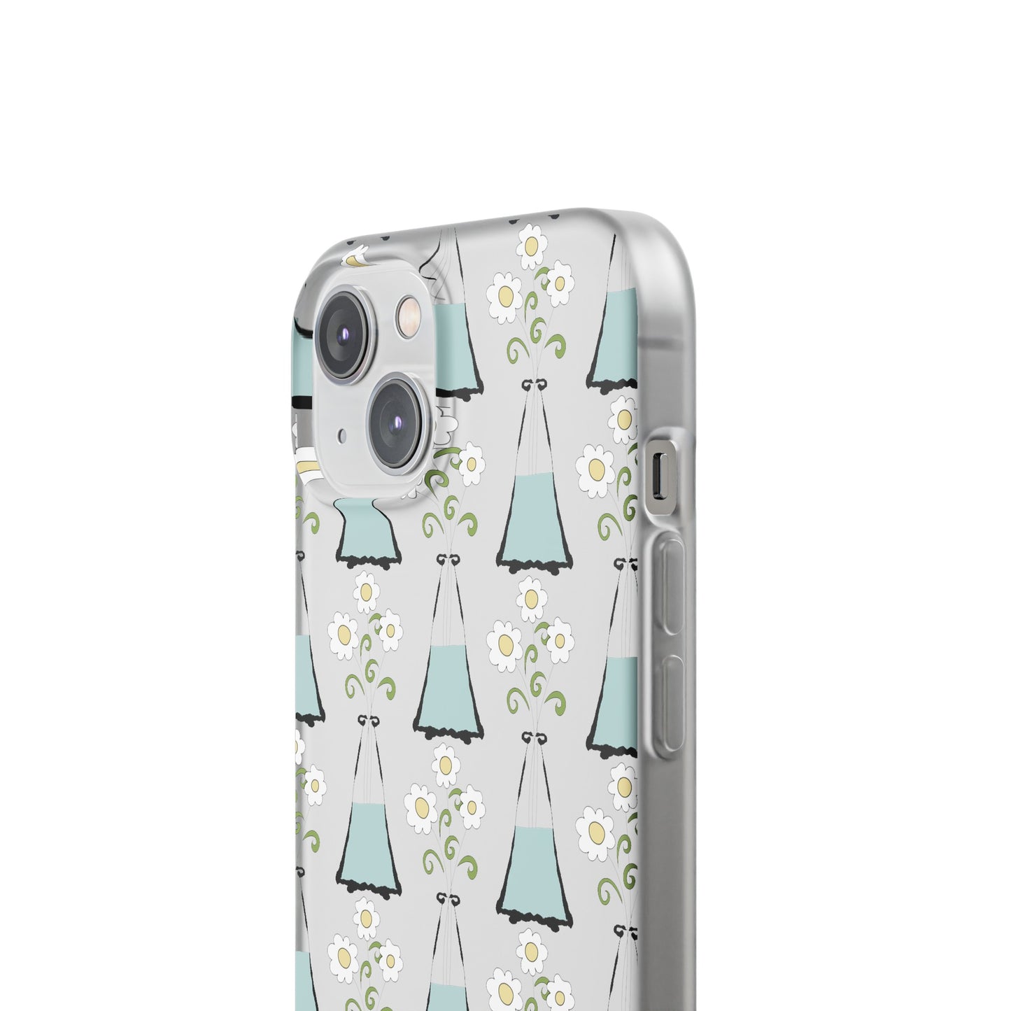 Daisies in a vase Flexi Cases for iPhone