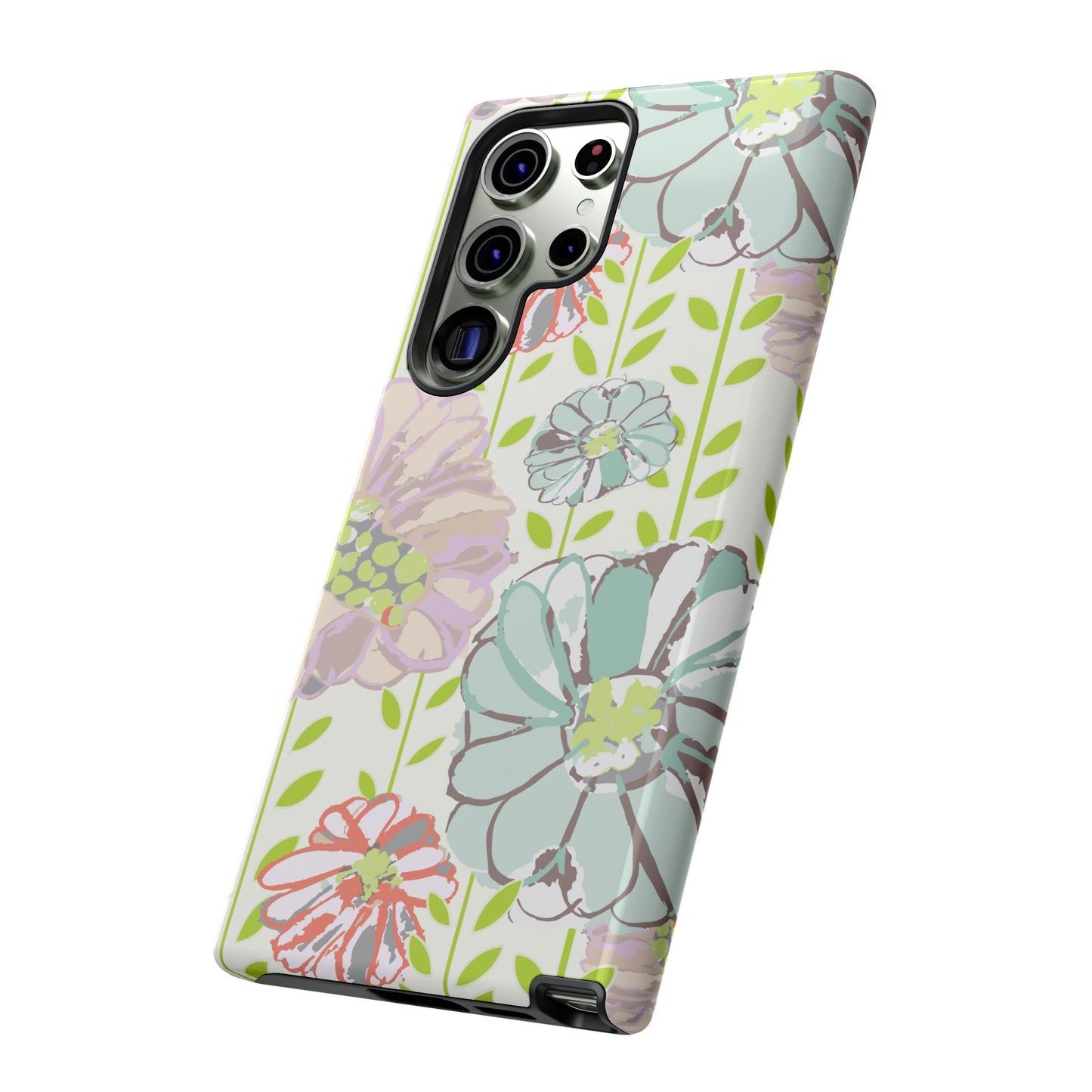 Soft Watercolor Floral Tough Cases for Samsung