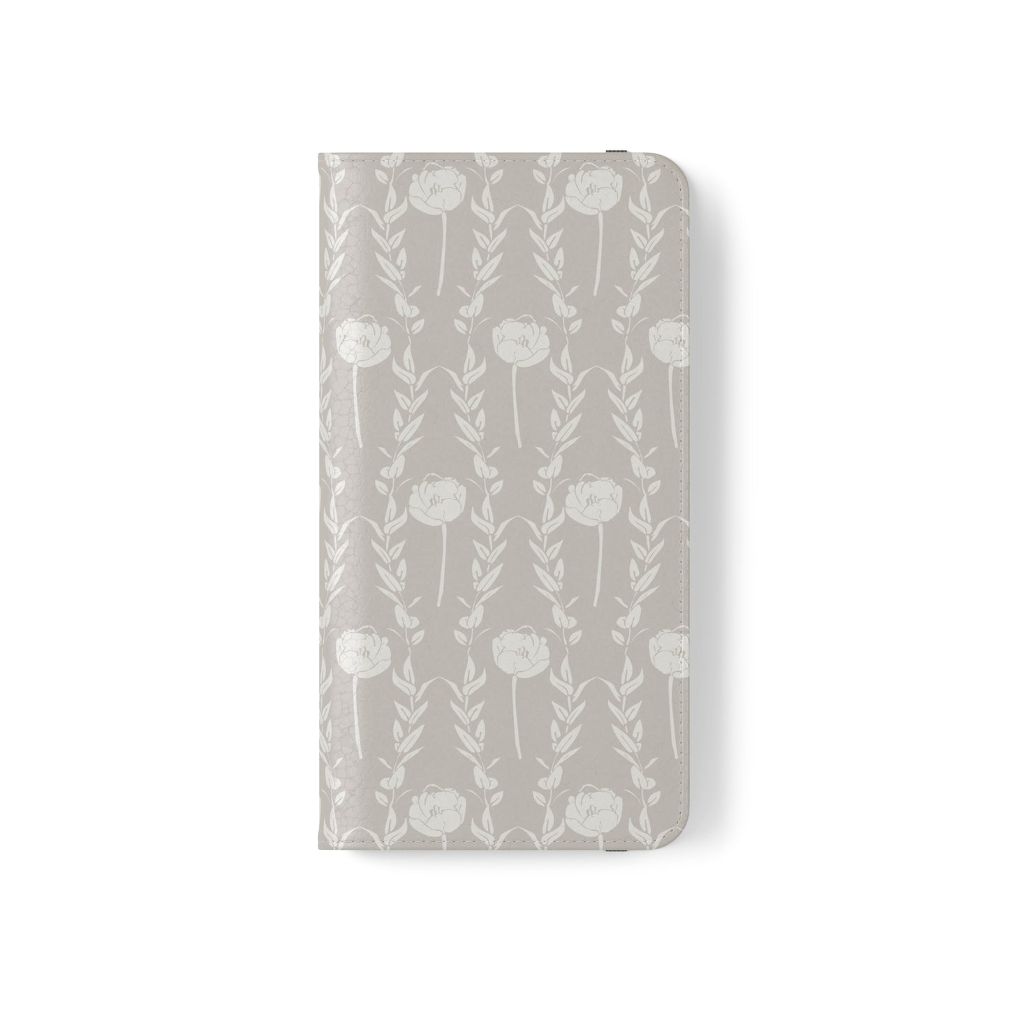 New Nouveau in Gray (Tulips) Flip Cases for Samsung