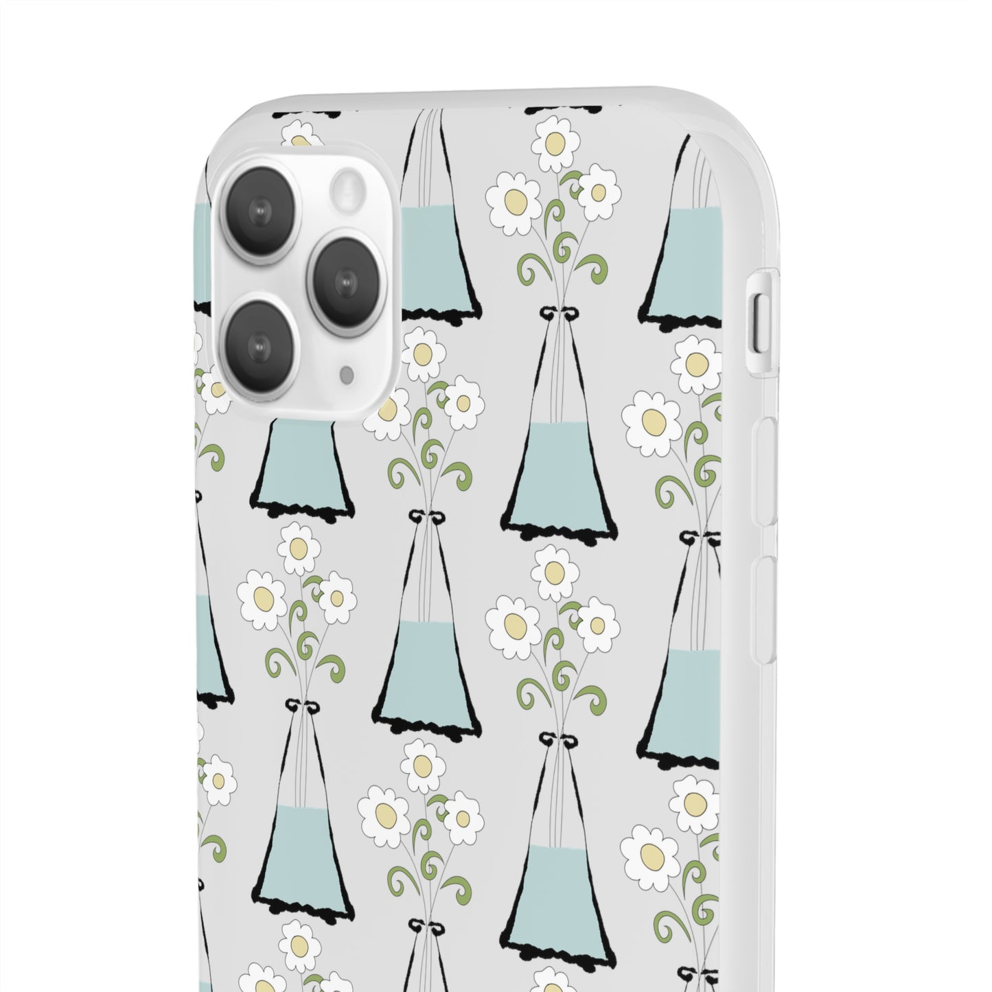 Daisies in a vase Flexi Cases for iPhone