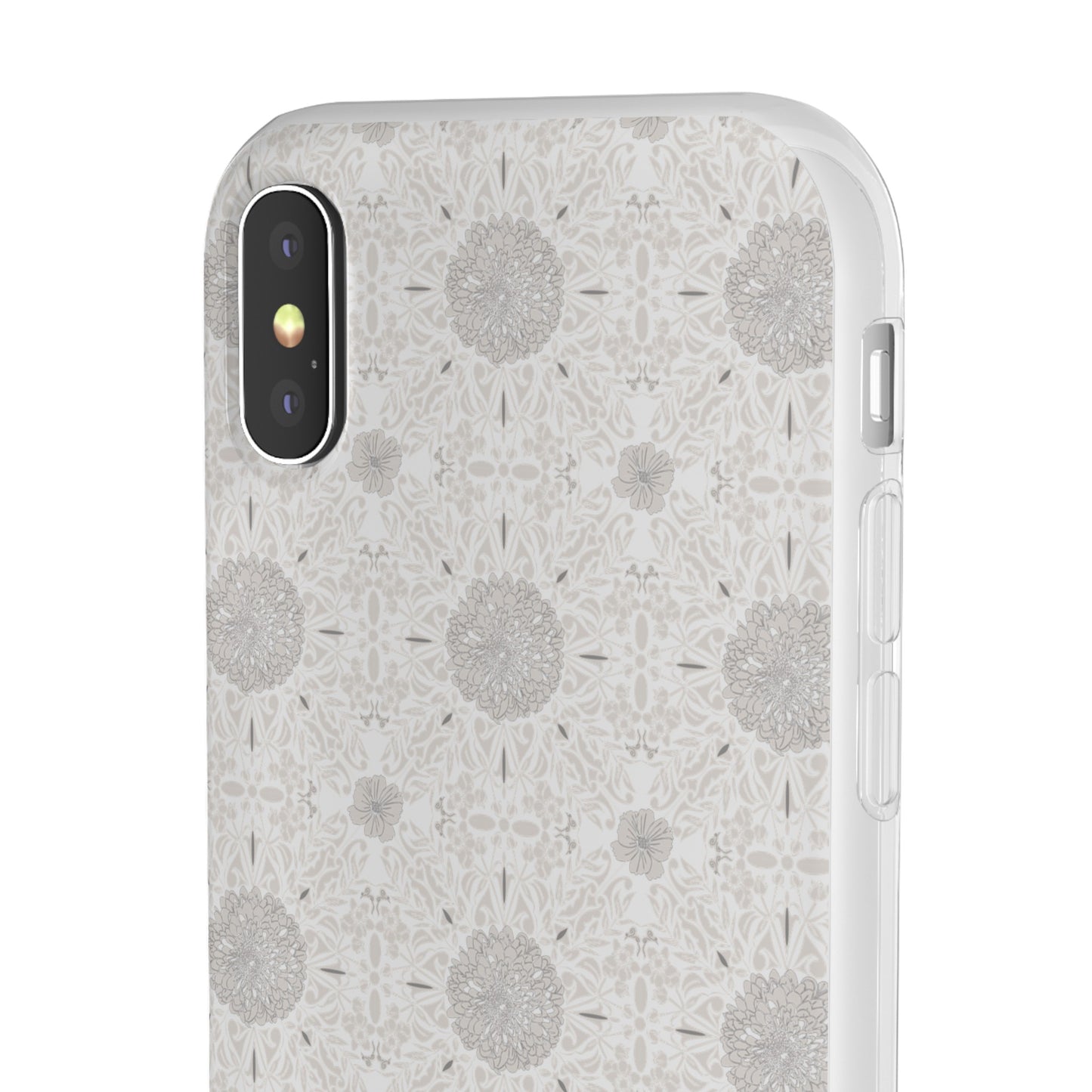 New Nouveau in Gray Flexi Cases for iPhone