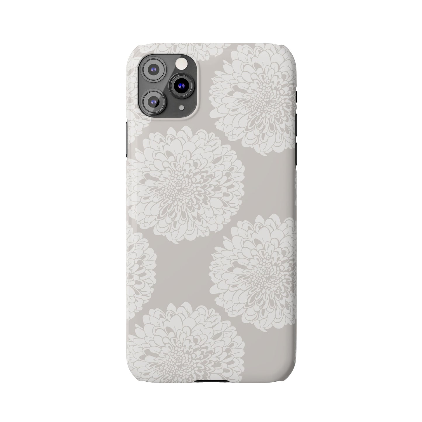 New Nouveau in Gray Slim Phone Cases