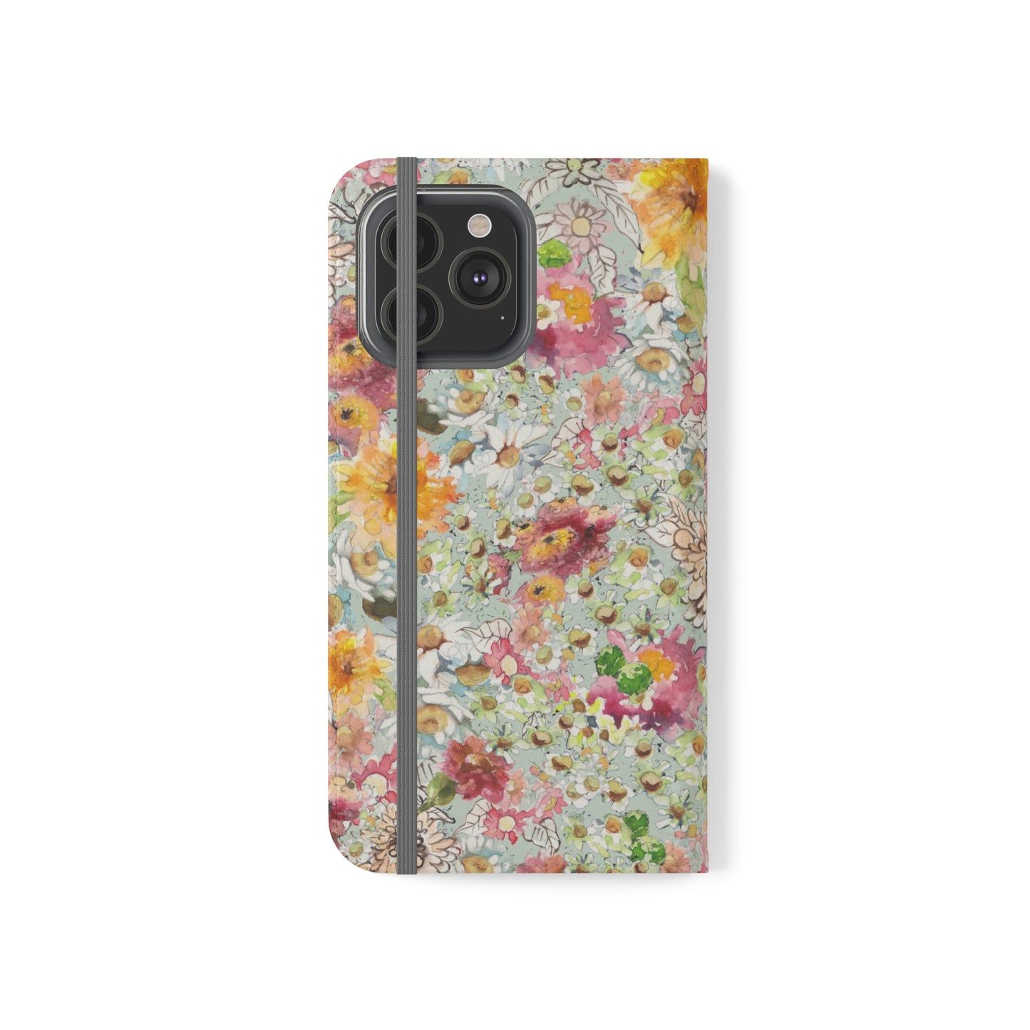 Farmhouse Floral Flip Cases for iPhone