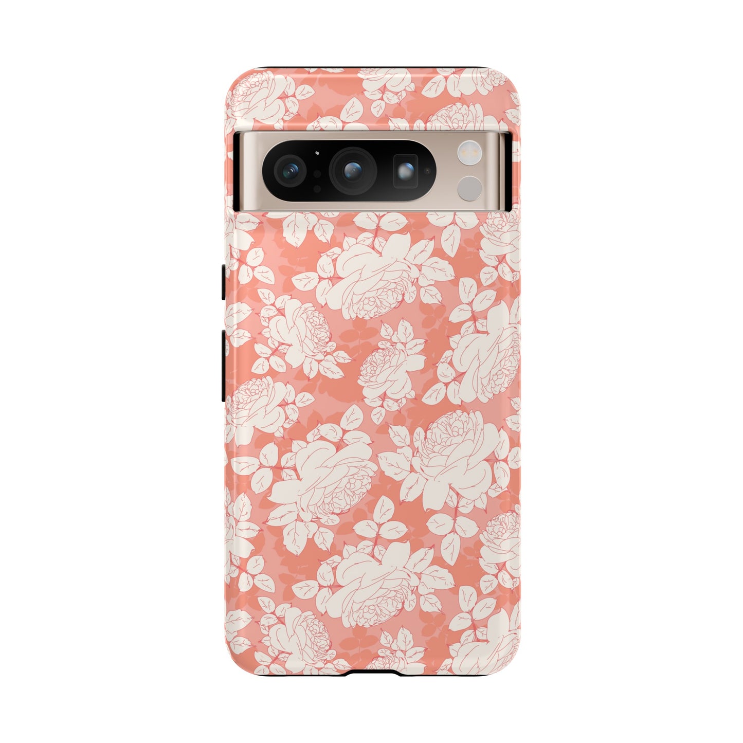 Peach and Cream Roses Tough Cases for Google Pixel