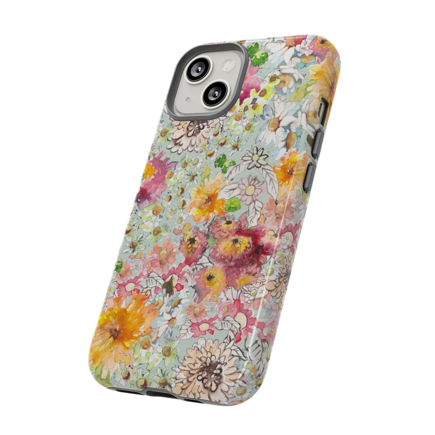 Farmhouse Floral Tough Cases for iPhone