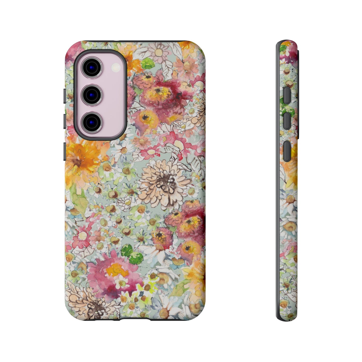 Farmhouse Floral Tough Cases for Samsung