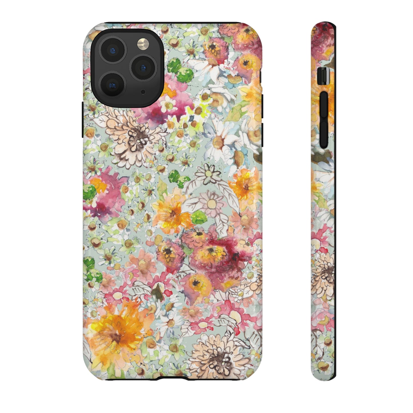 Farmhouse Floral Tough Cases for iPhone