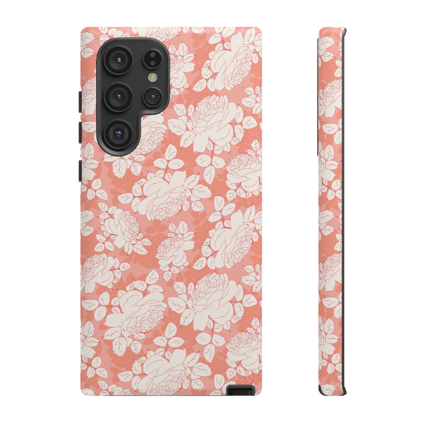 Peach and Cream Roses Tough Cases for Samsung