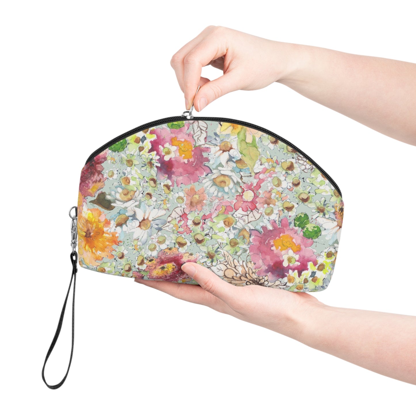 Farmhouse Floral Makeup Bag