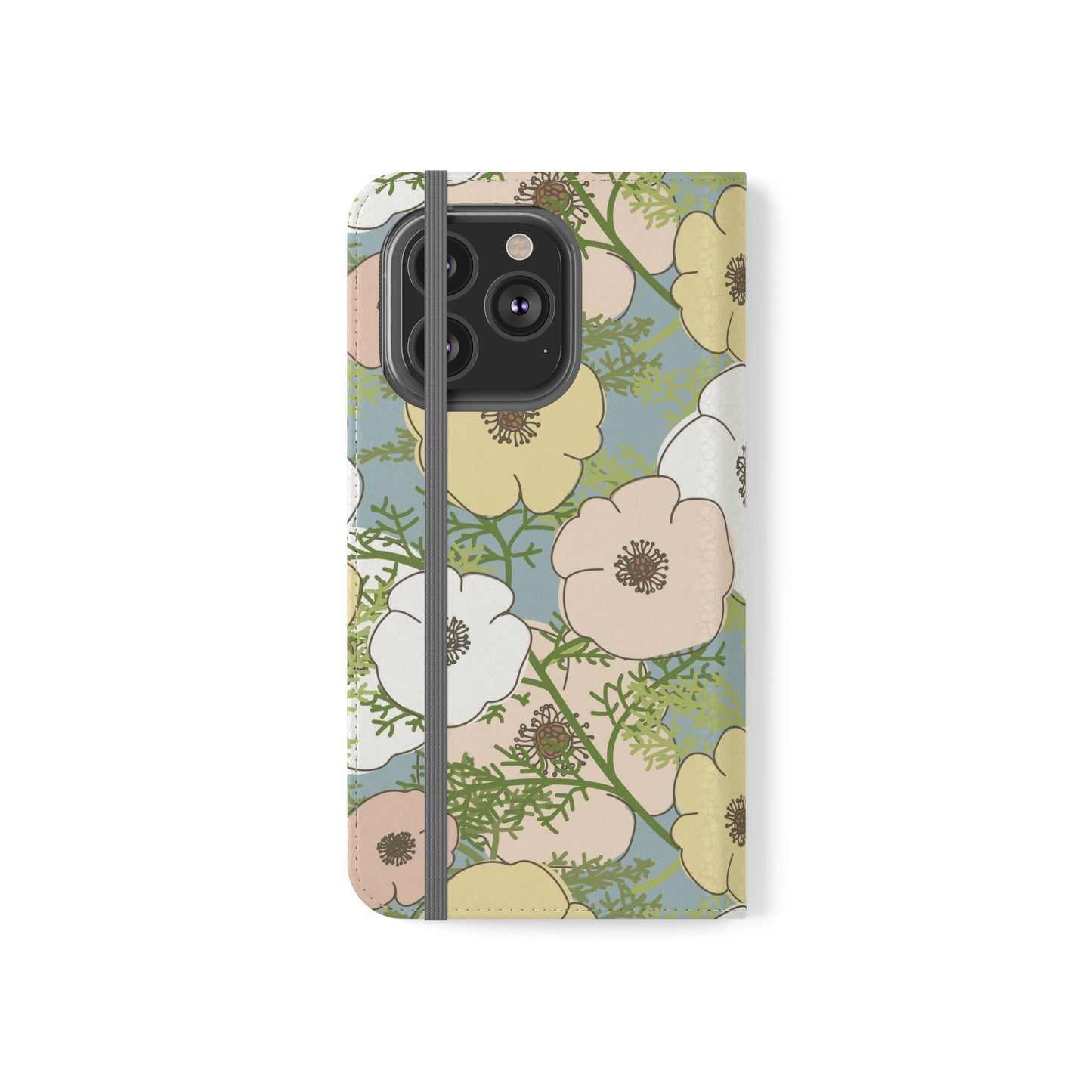 Playful Poppies Flip Cases for iPhone