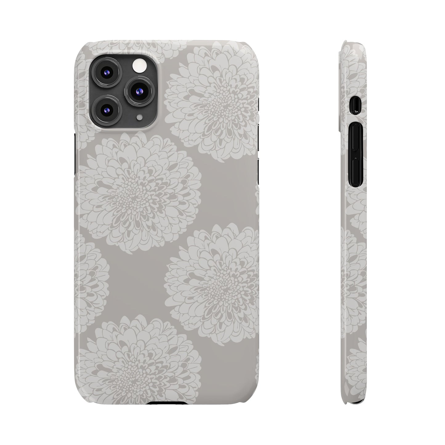 New Nouveau in Gray Slim Phone Cases