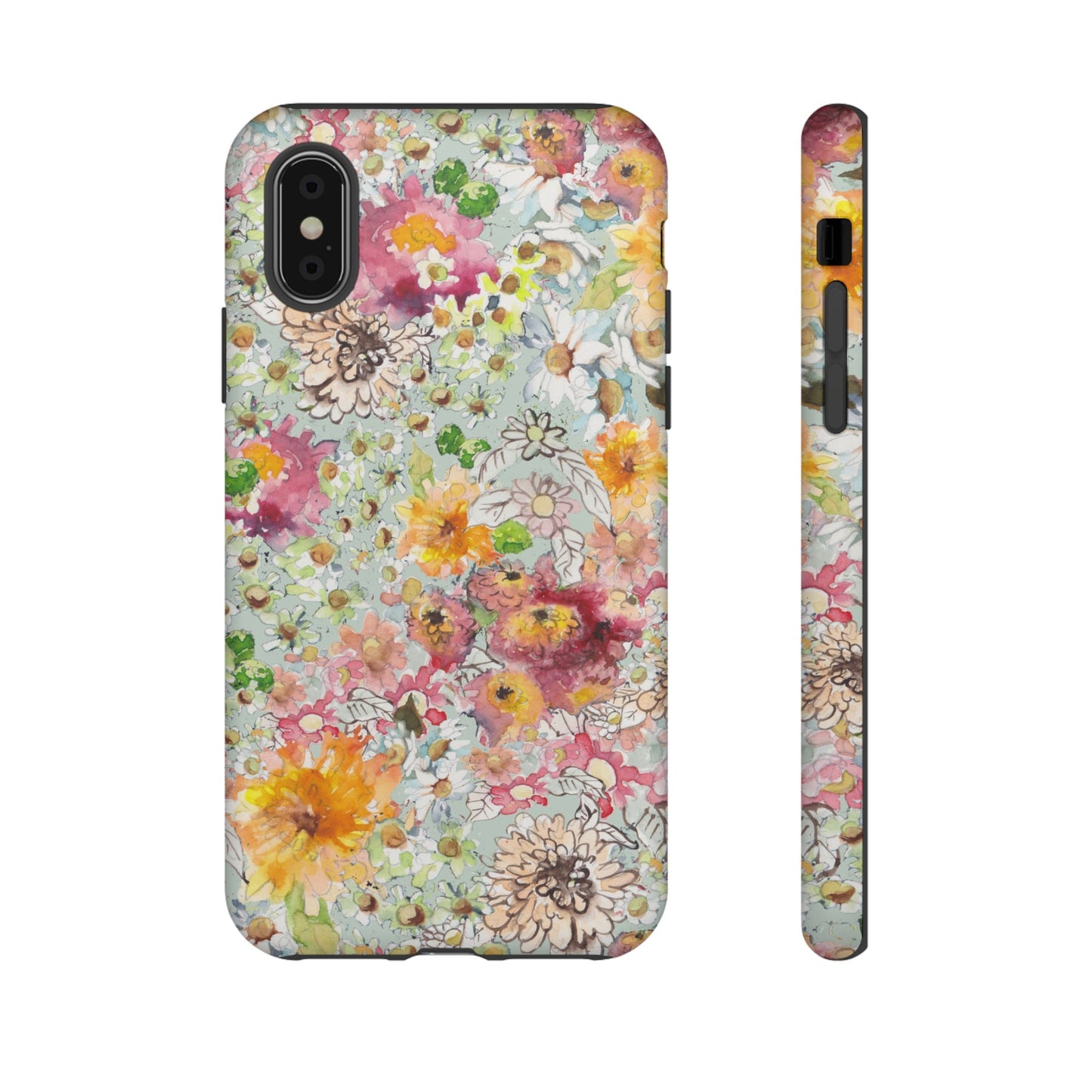 Farmhouse Floral Tough Cases for iPhone