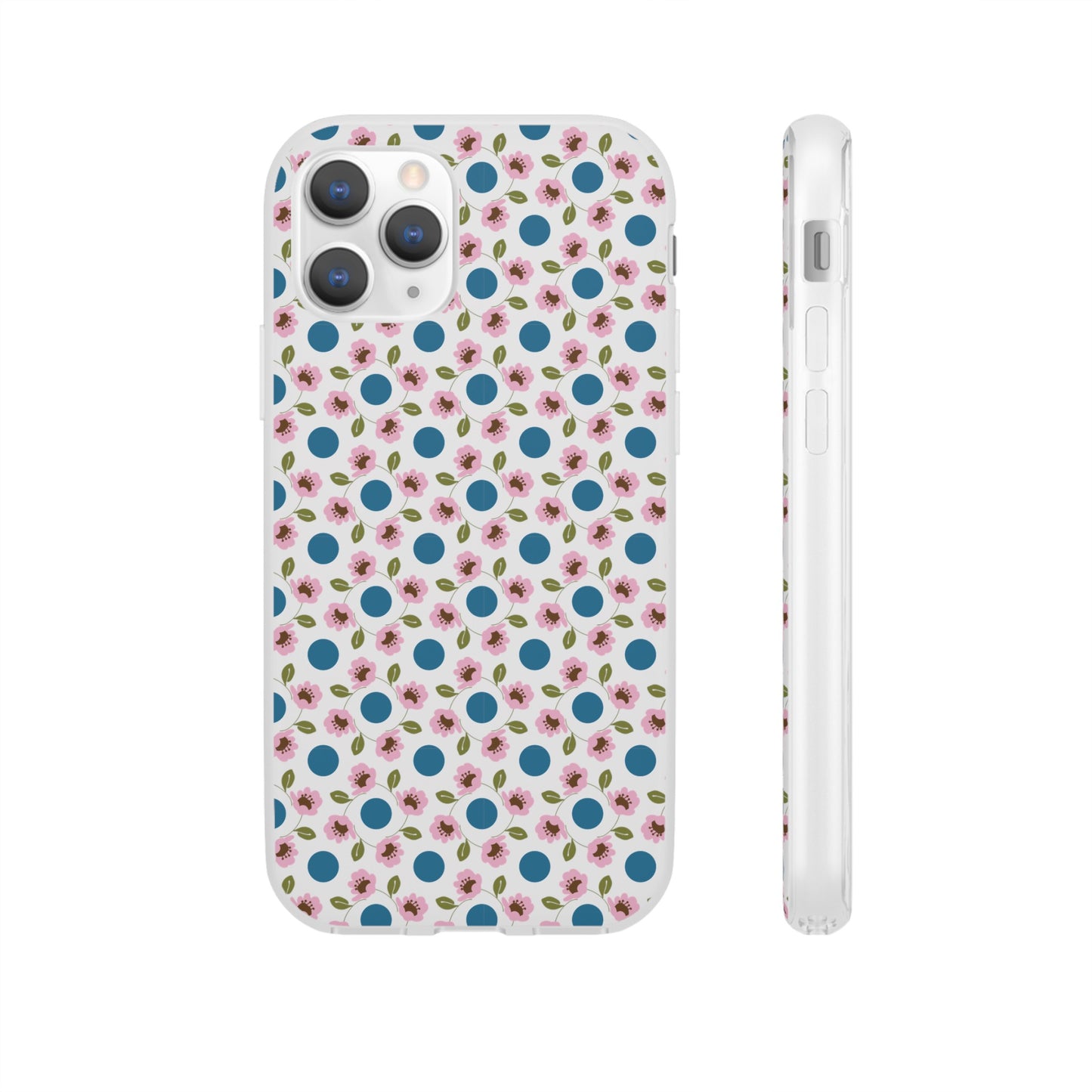 Wildflowers with Dots Flexi Cases for iPhone