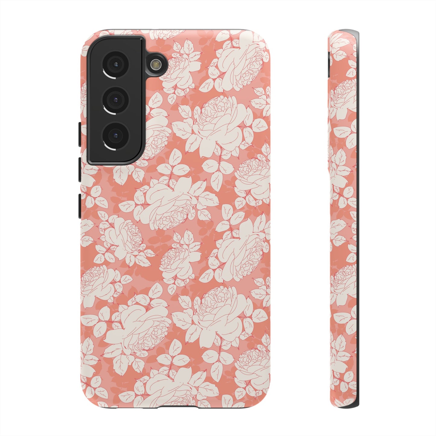 Peach and Cream Roses Tough Cases for Samsung