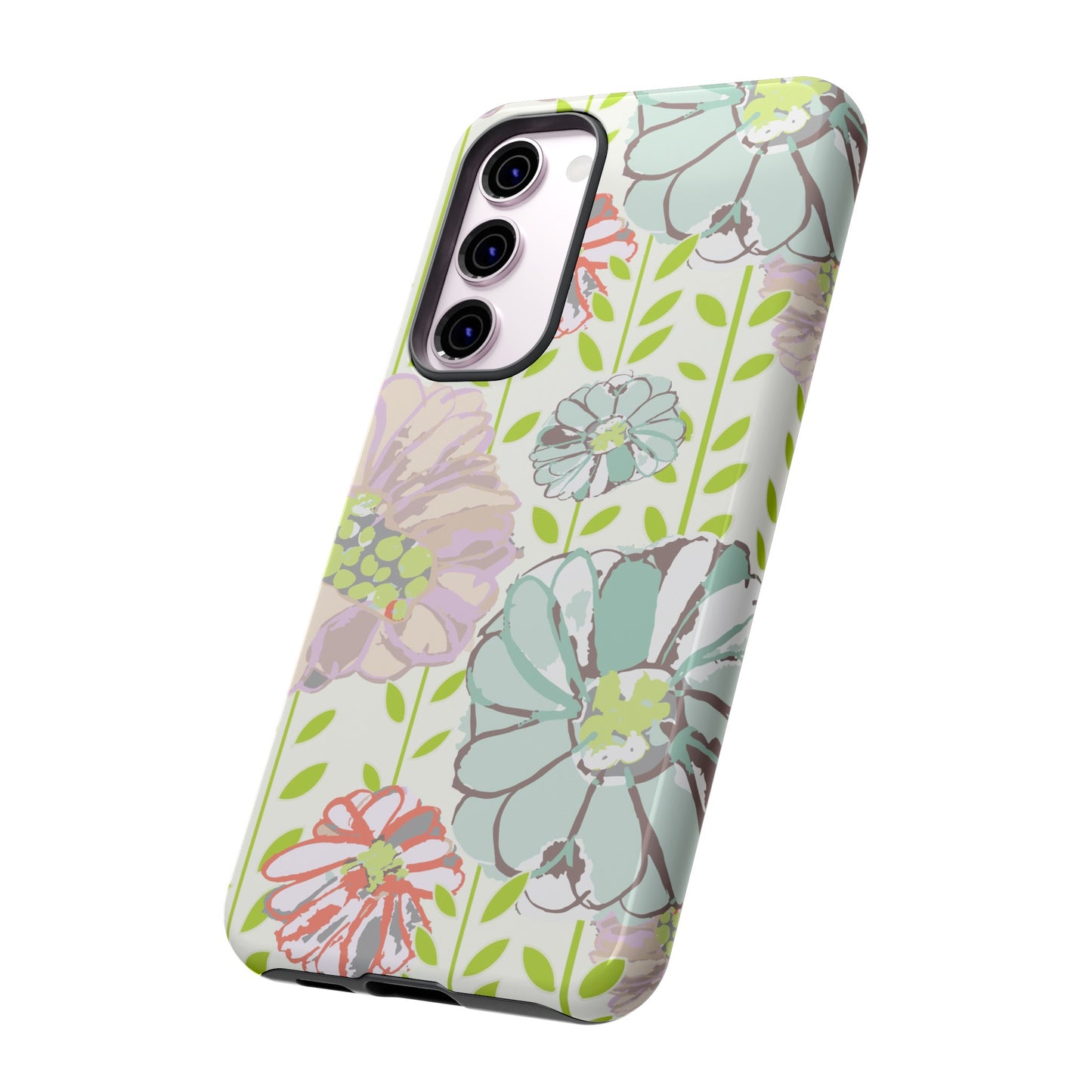 Soft Watercolor Floral Tough Cases for Samsung