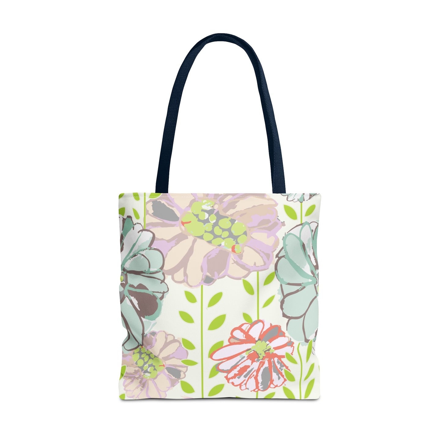 Soft Watercolor Floral Tote Bag