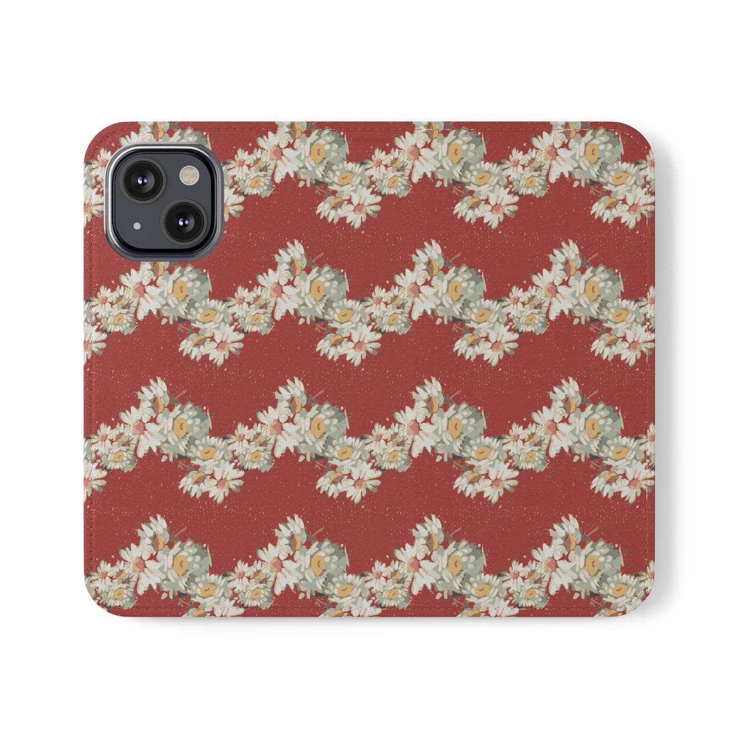 Daisies Stripe Flip Cases for iPhone