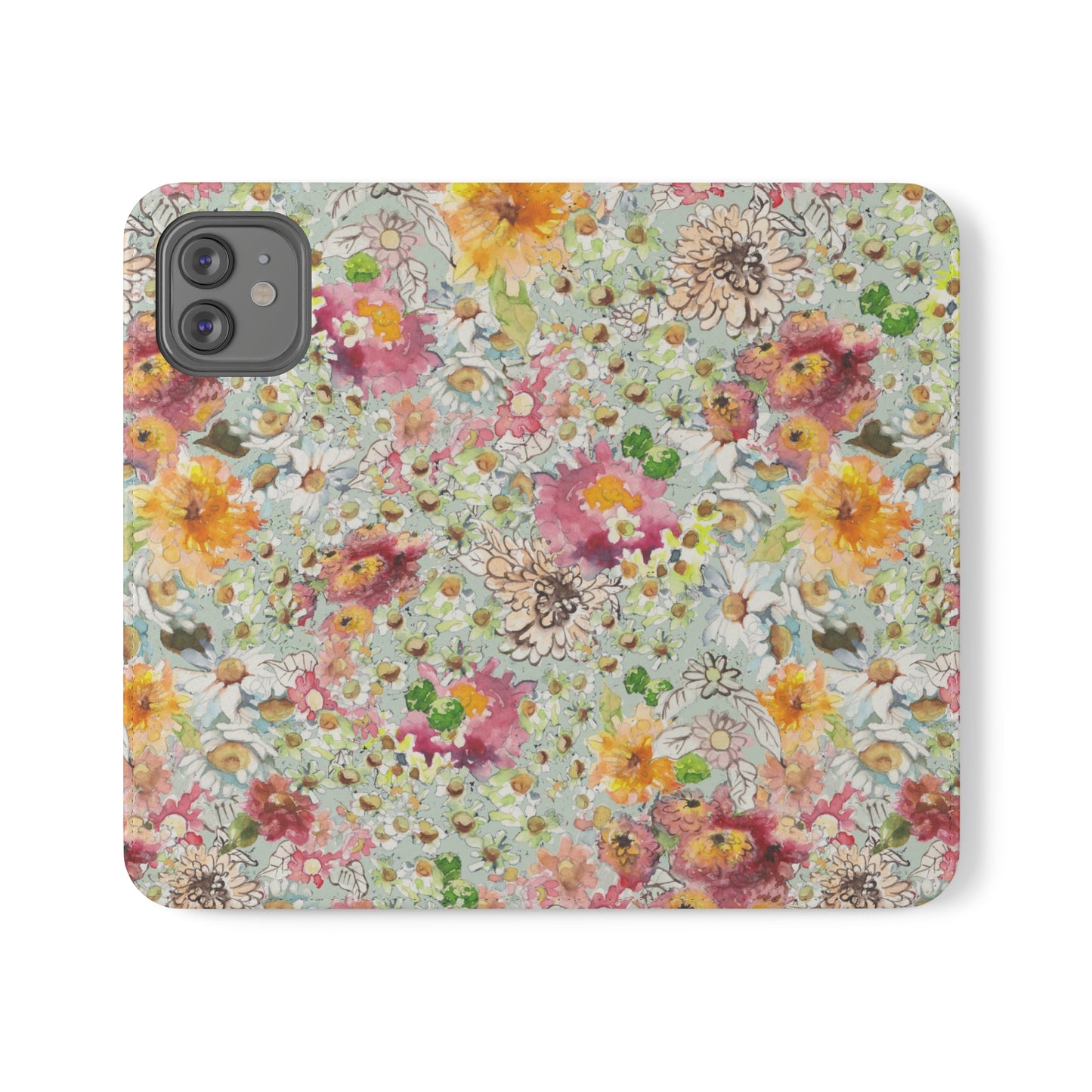 Farmhouse Floral Flip Cases for iPhone