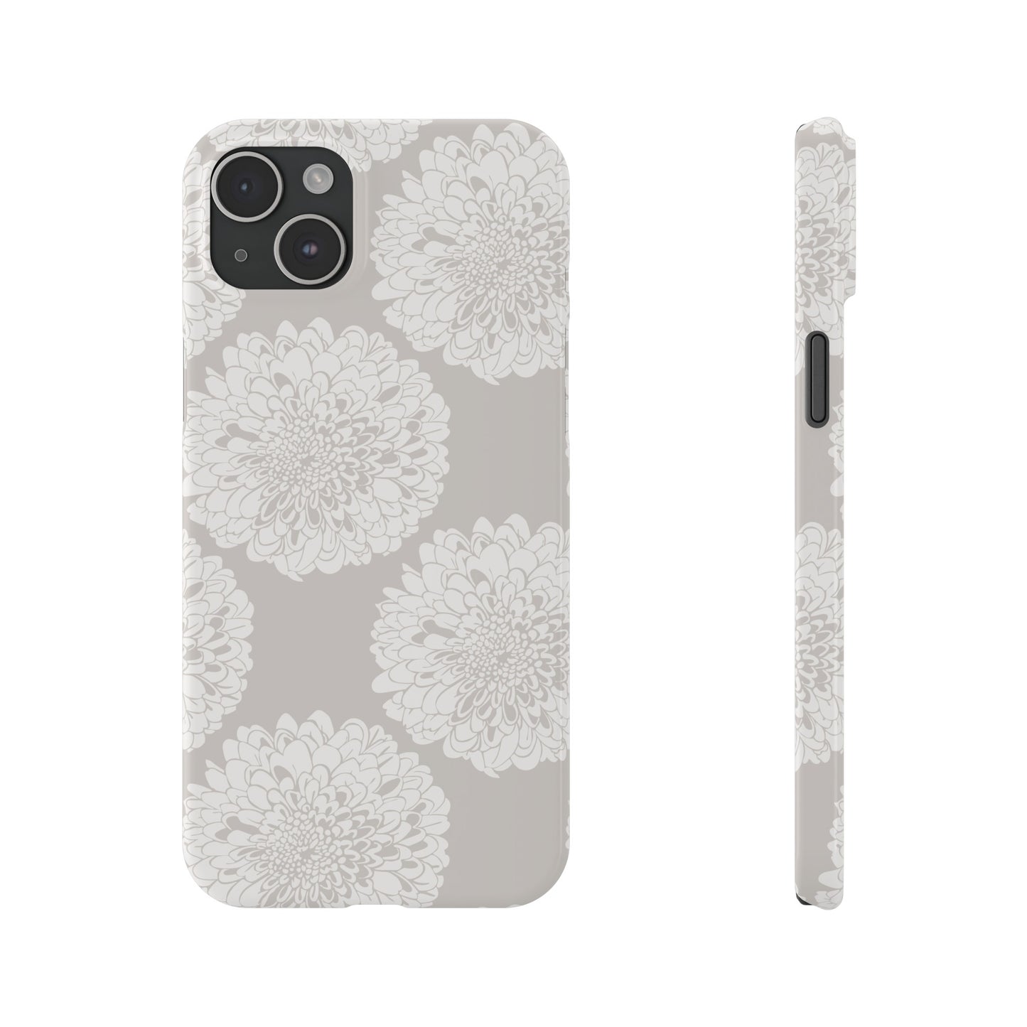 New Nouveau in Gray Slim Phone Cases