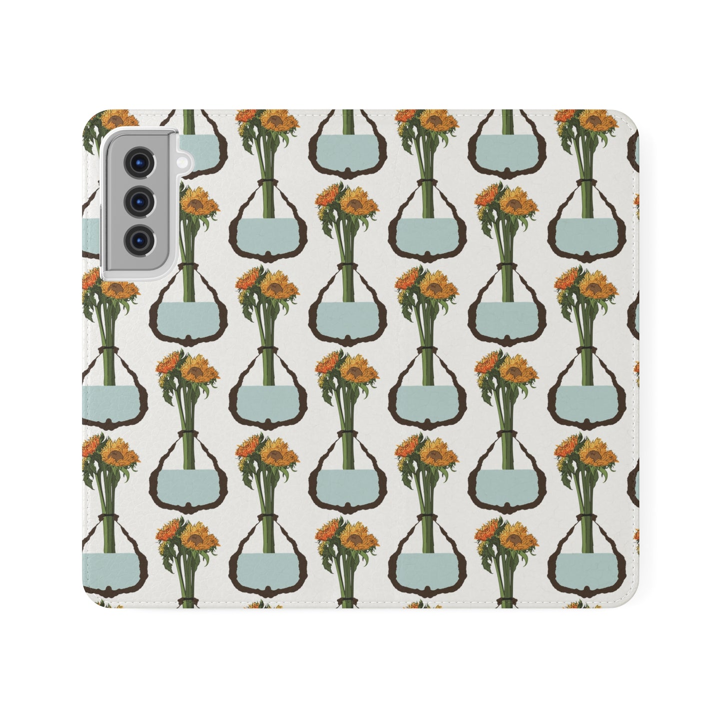 Sunflowers Flip Cases for Samsung