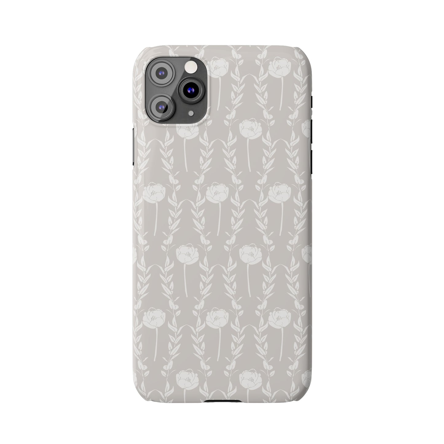 New Nouveau in Gray Slim Phone Cases