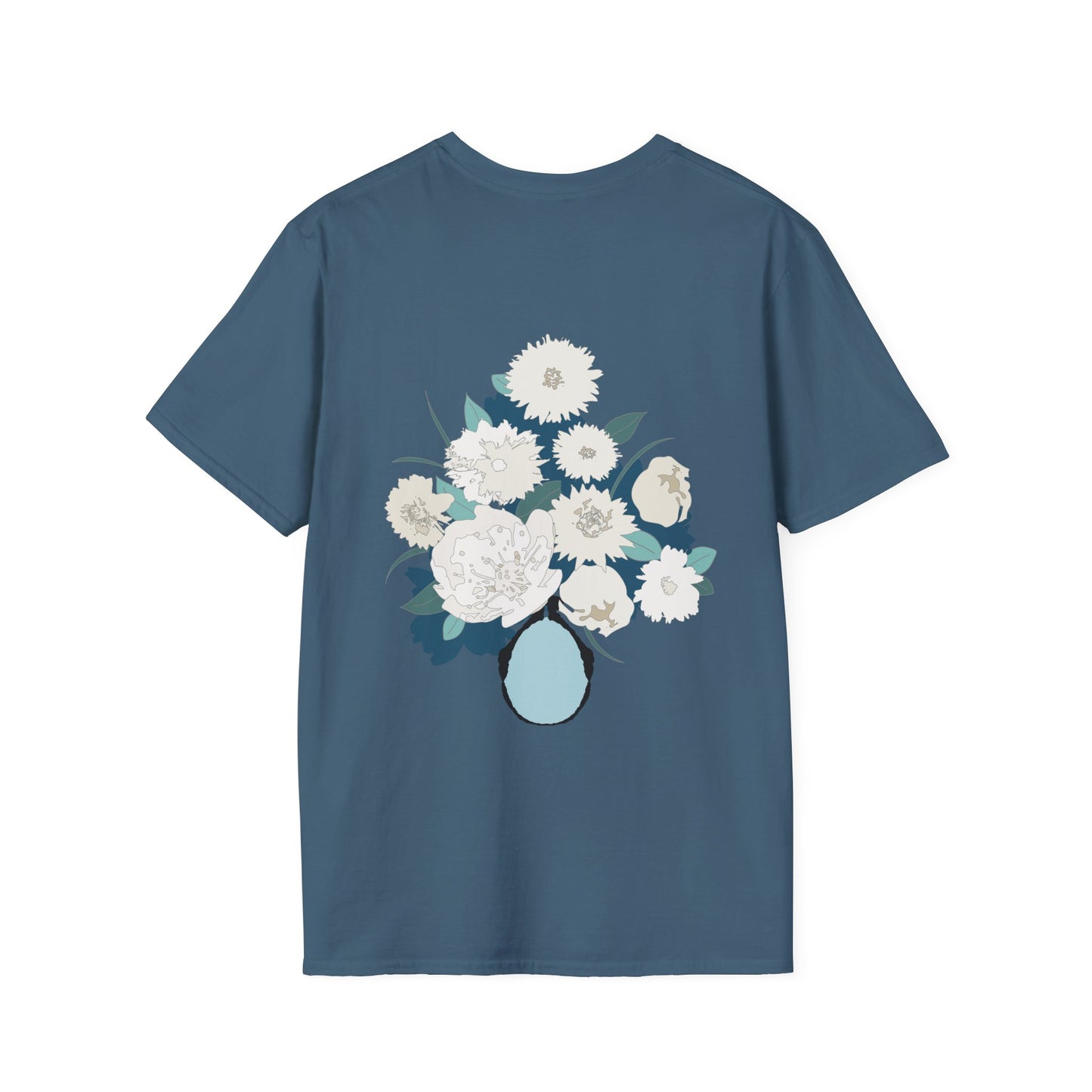 White Flowers Softstyle T-Shirt