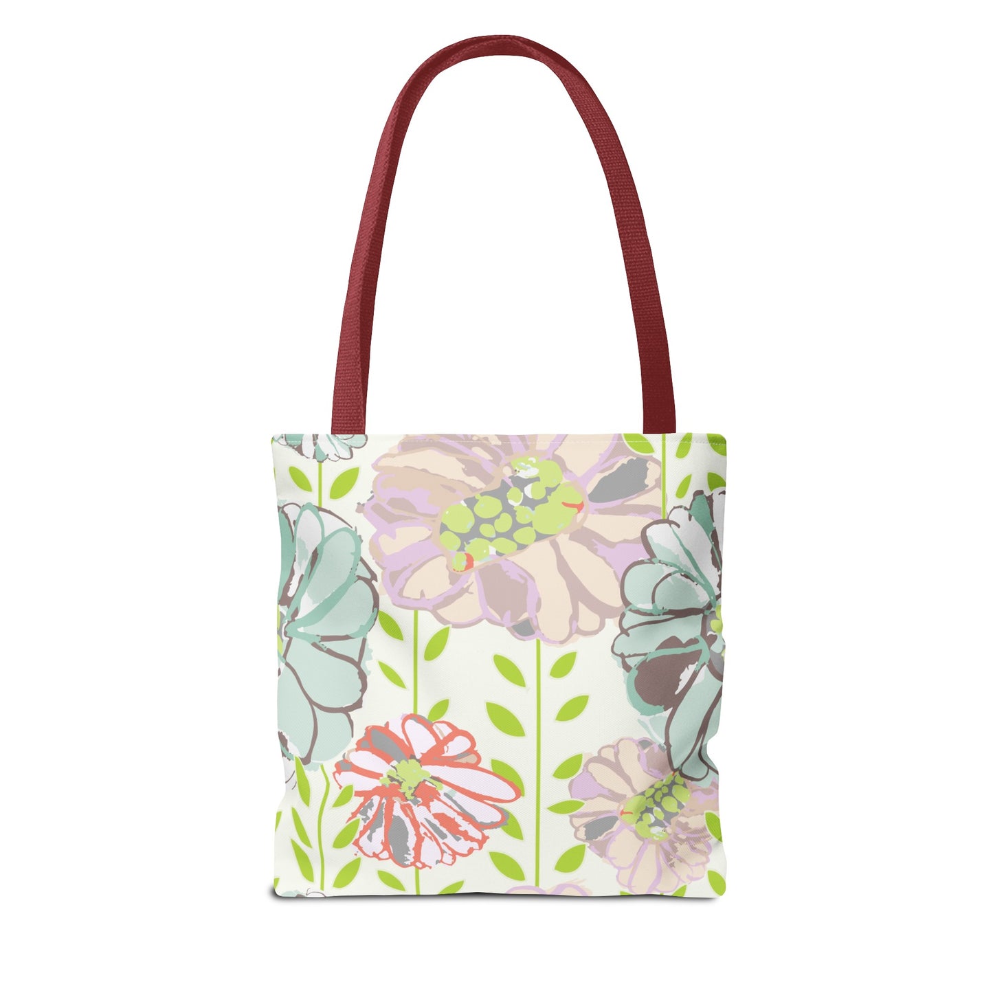 Soft Watercolor Floral Tote Bag