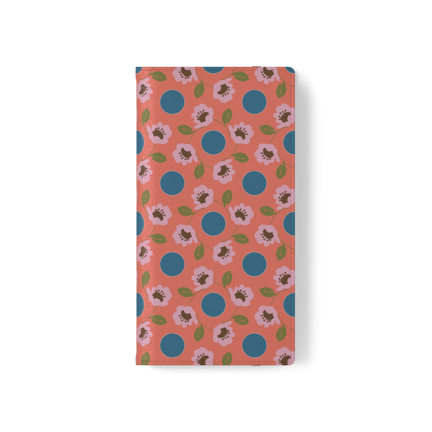 Wildflowers with Dots in Blue and Green Flip Cases for Samsung