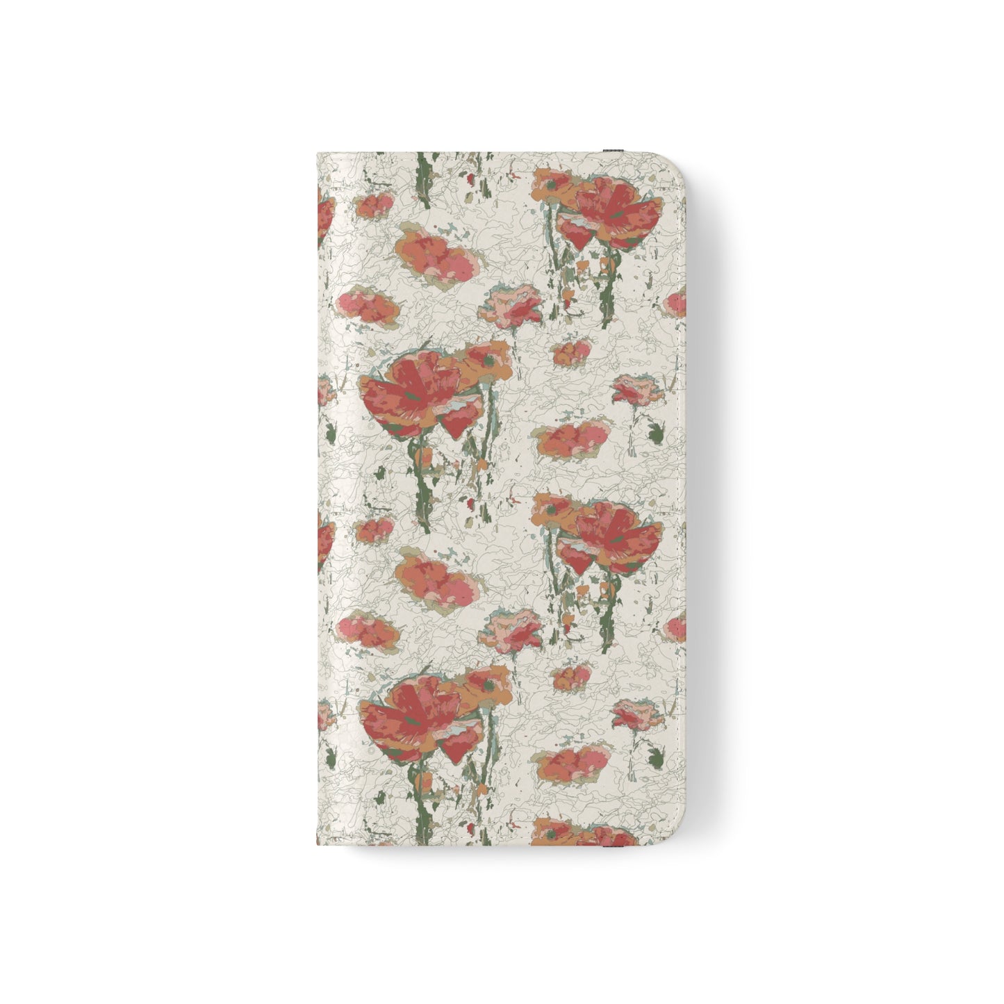 Orange Poppies Flip Cases for Samsung