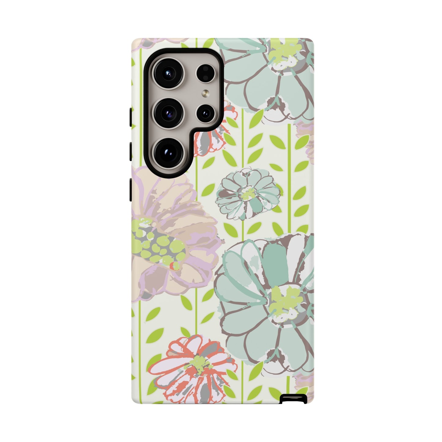 Soft Watercolor Floral Tough Cases for Samsung