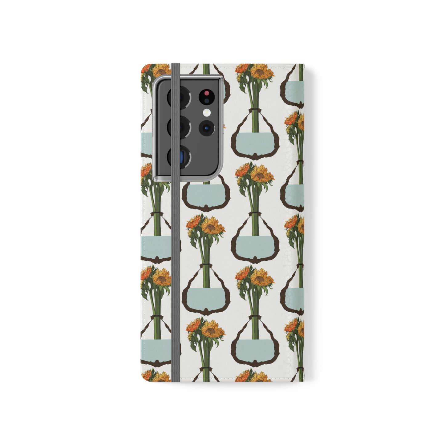 Sunflowers Flip Cases for Samsung